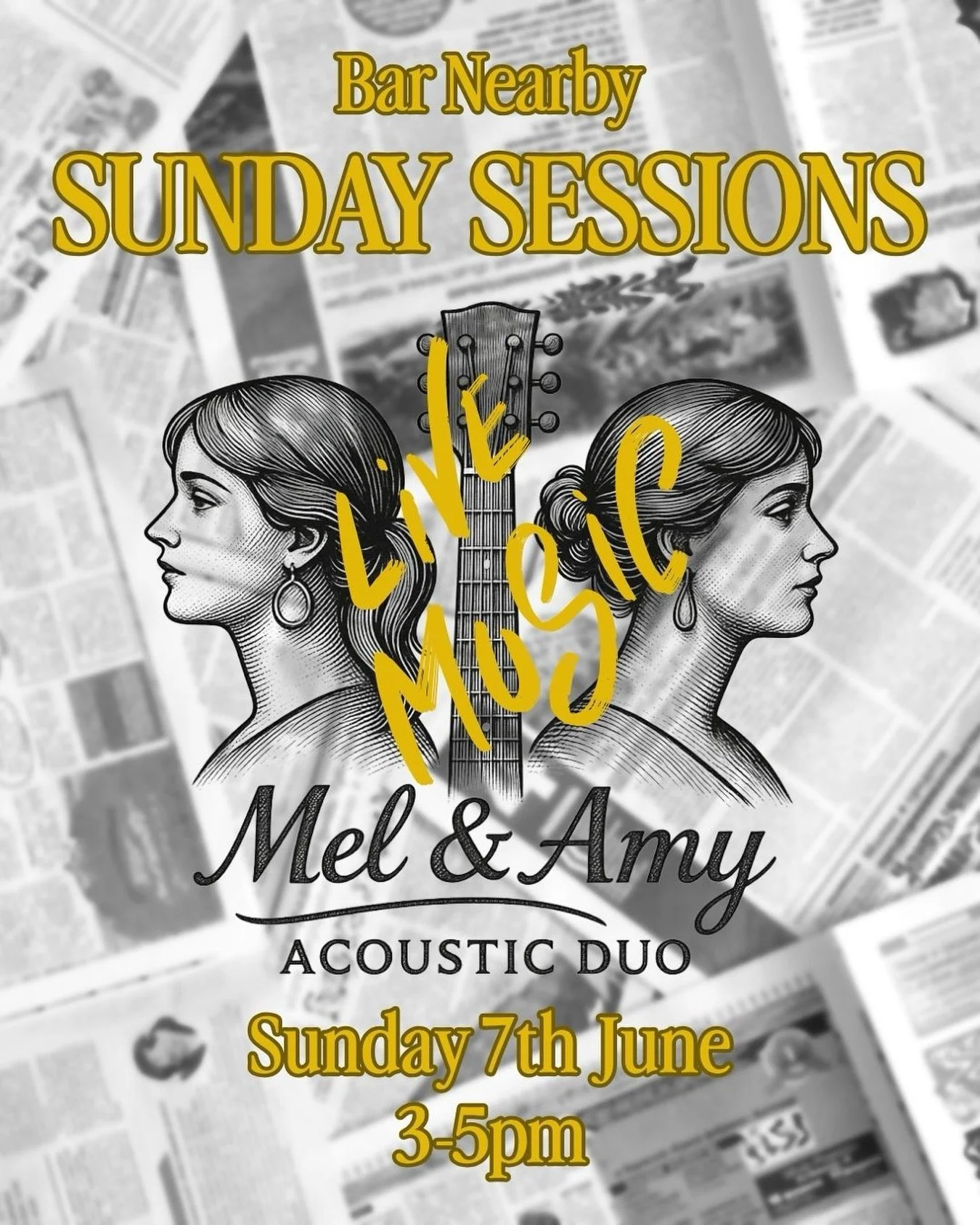 LIVE TUNES &bull; Sunday 7th June, 3-5pm &bull; @melandamymusic 

Make Monday wait, enjoy an arvo at our place. 

James &amp; Ella x