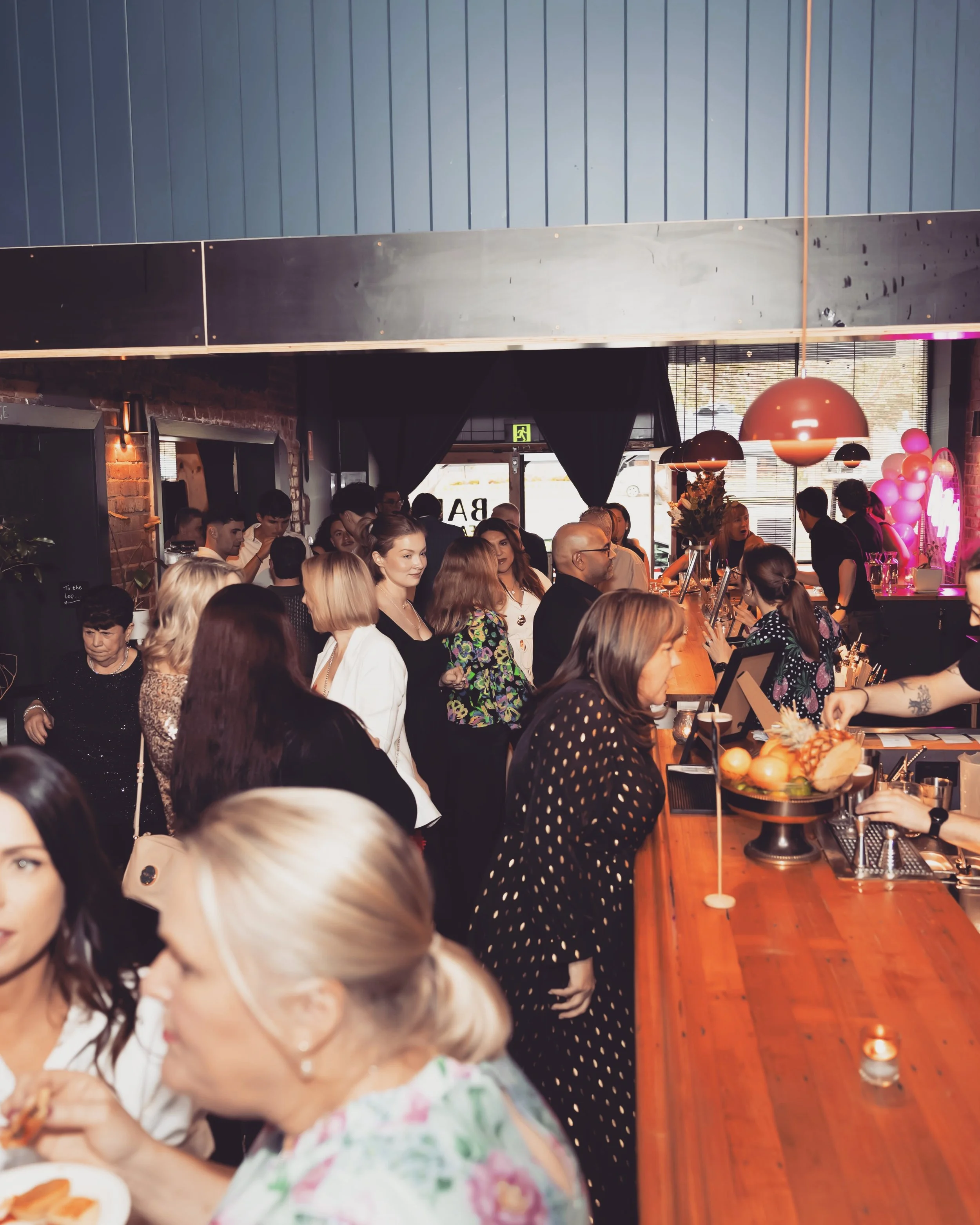 Bar Nearby 🤝 Your Event

Silly season is here. Let's get serious about sorting out those Christmas parties.

Casual large groups &bull; Semi-private half venue &bull; Exclusive whole venue 

Get in touch, we'd love to have you.