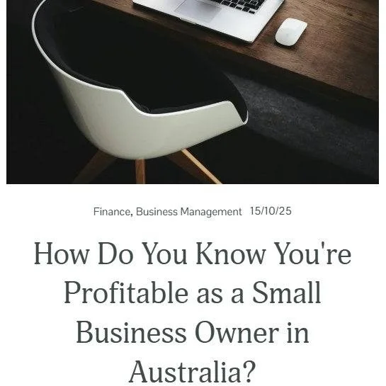 Our new blog post is out!

&quot;How Do You Know You're Profitable as a Small Business Owner in Australia&quot;

Head over to perfectlyorganisednt.com for more!

Share this post or tag a small business owner!

 #huntervalley  #mclarenvale  #margaretr
