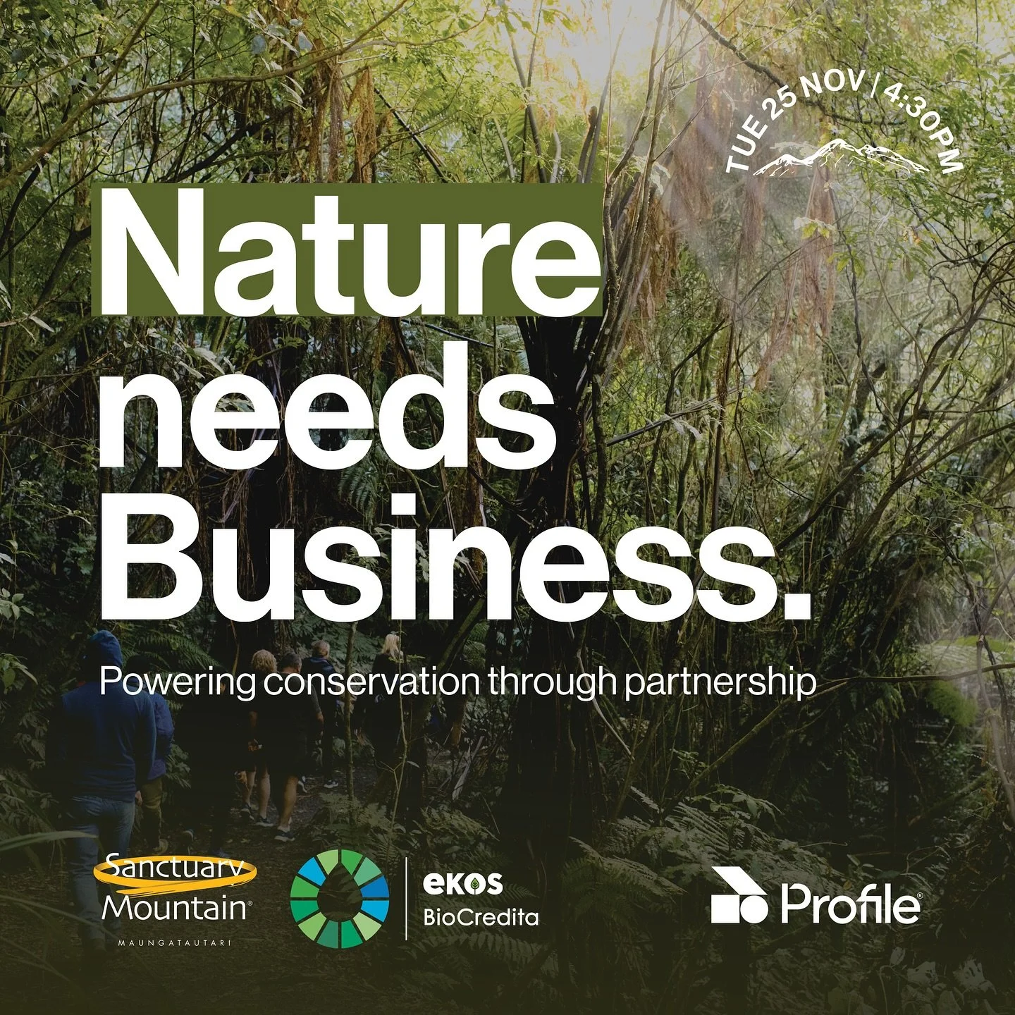 Do you know what it takes to have a healthy, thriving &amp; biodiverse ecosystem?🌿🌱
Join us at Profile Park, Hautapu on Tuesday 25th November to learn about the Biodiversity Credit Scheme - New Zealand&rsquo;s first initiative helping businesses ac