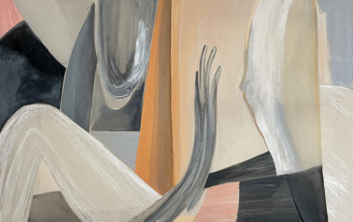'Touch' acrylic and oil pastel on canvas 70 x 100 cm 2023 Marisa Rappard.jpg