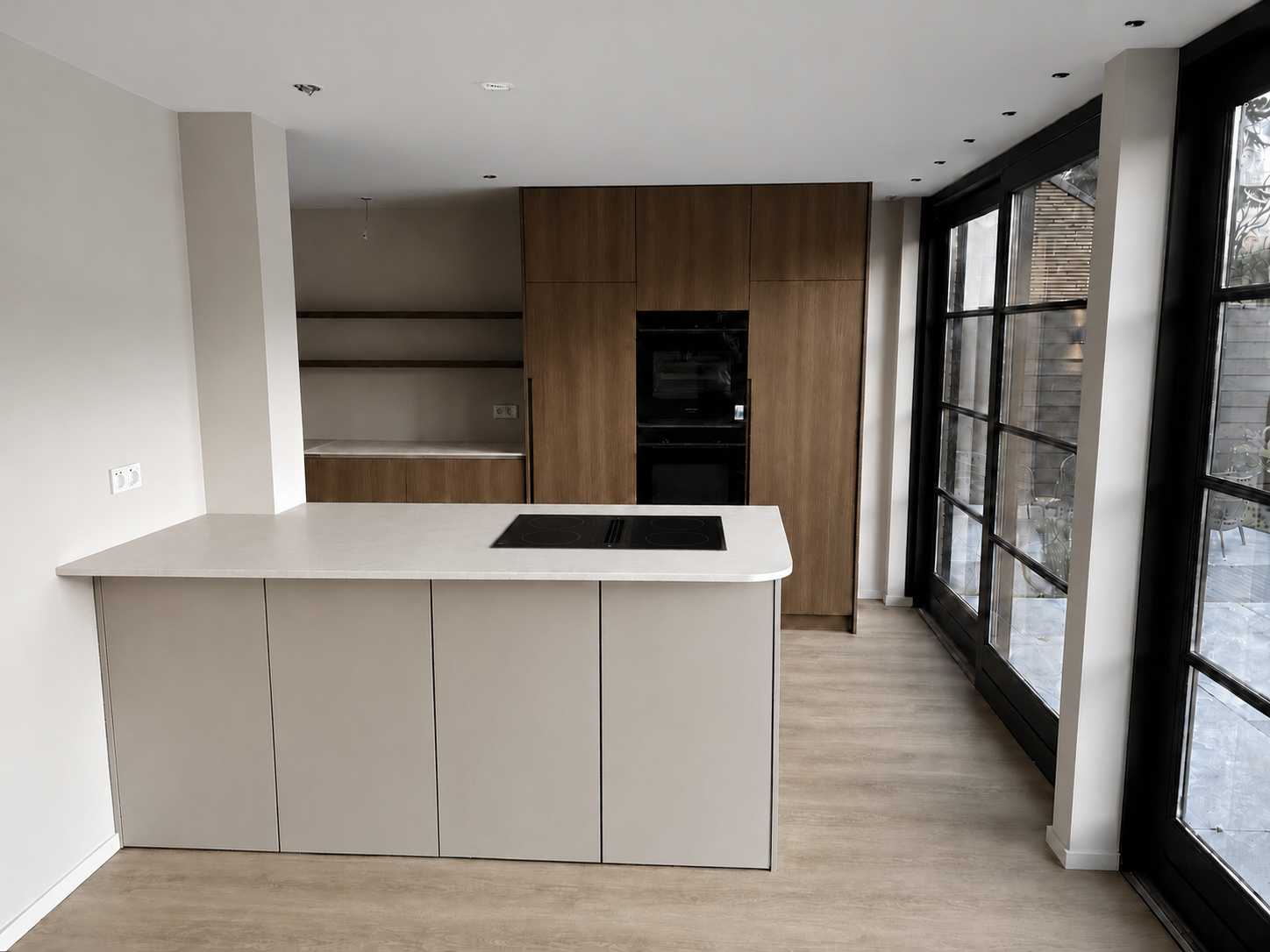 Keuken op maat in Laren met anti fingerprint fronten