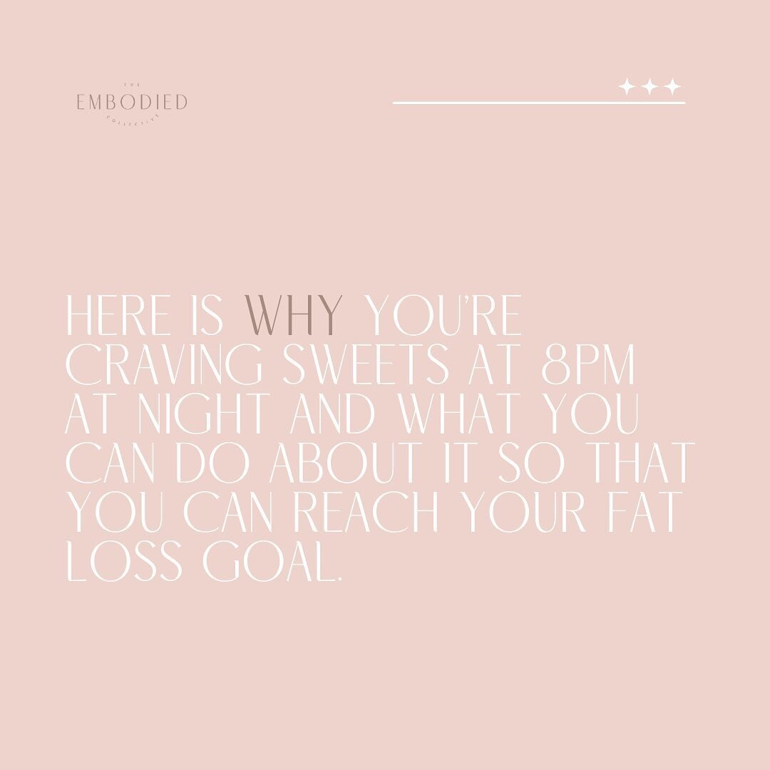 Night time sugar cravings a regular thing? Read this post to find out why this is potentially happening to you and what you can do about it! ❤️👏