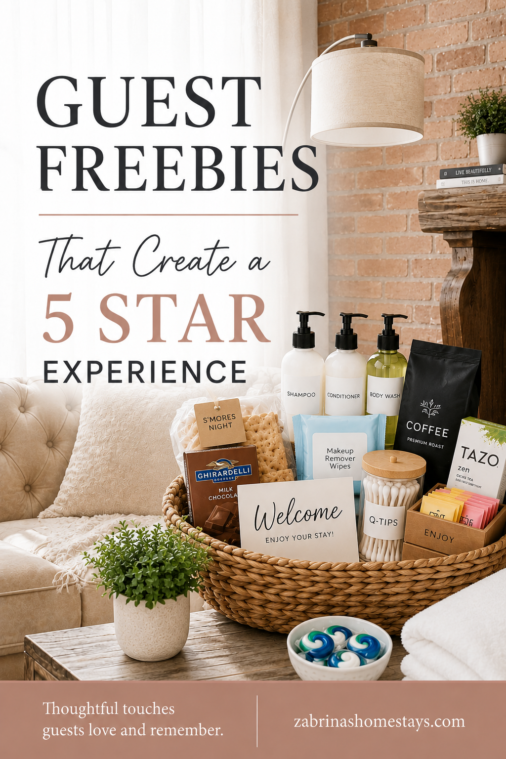 Guest Freebies That Create a 5 Star Experience