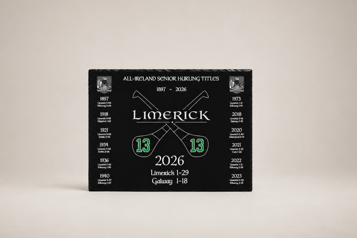 Limerick  13 All-Ireland Senior Hurling Titles
