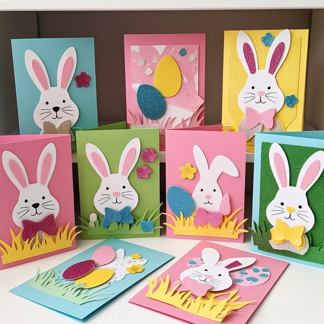 Handmade Easter Greeting Cards that are a perfect family activity for Easter.
