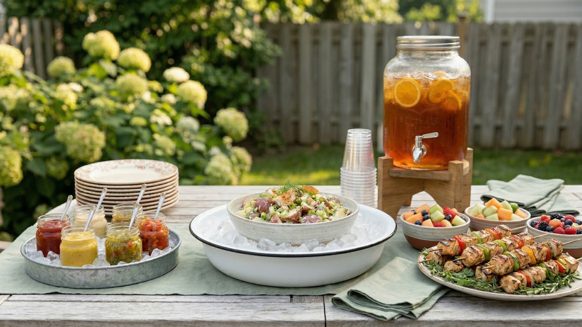 The Host’s Guide to a Fresh Backyard Buffet: Timing, Temperature, and Style