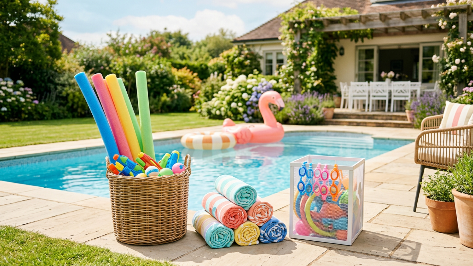 The 60-Second Summer: Manageable Pool Toy Storage