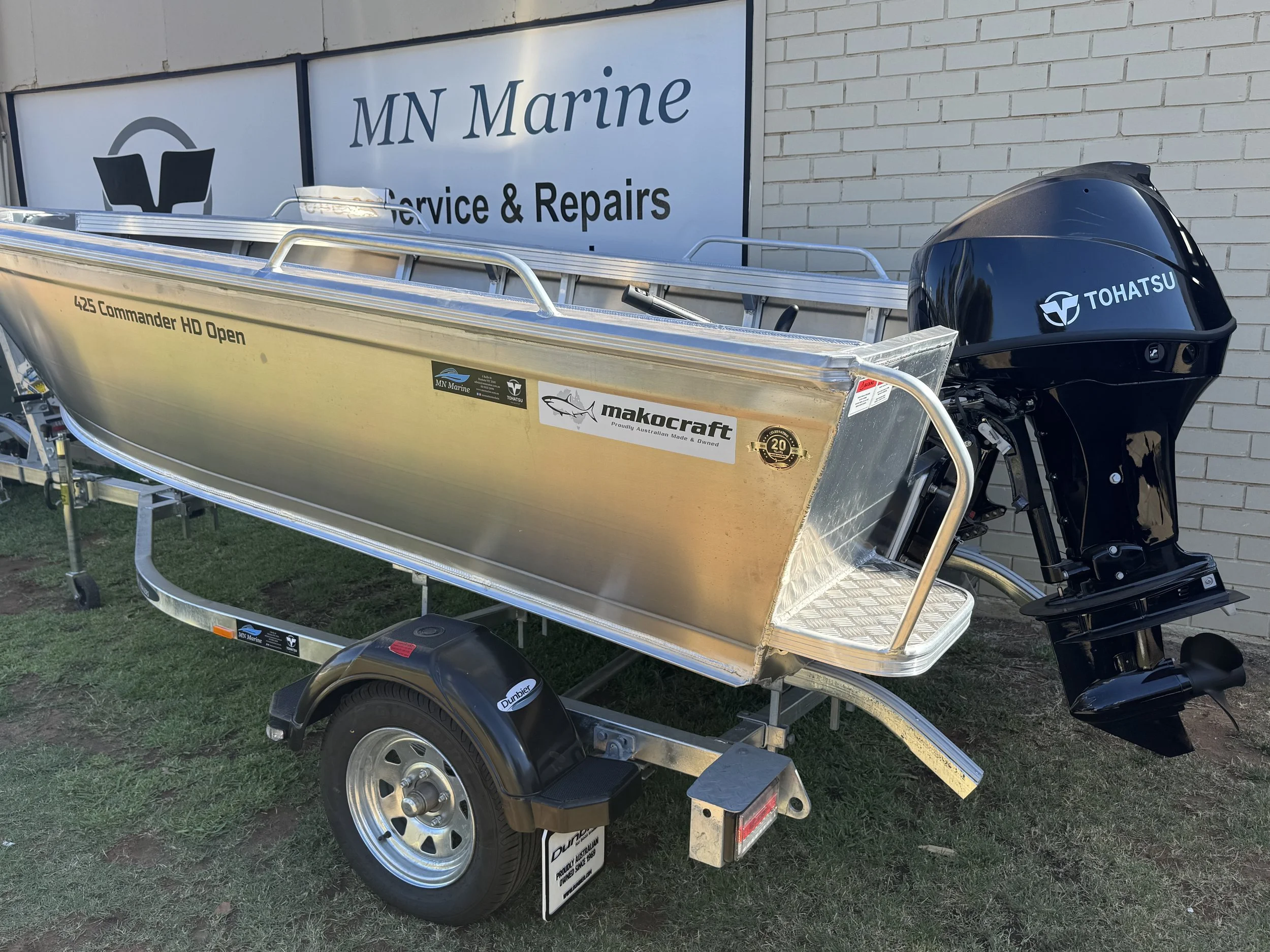 Aluminium boat - Makocraft 425 Commander HD Open available for sale now at MN Marine Merbein