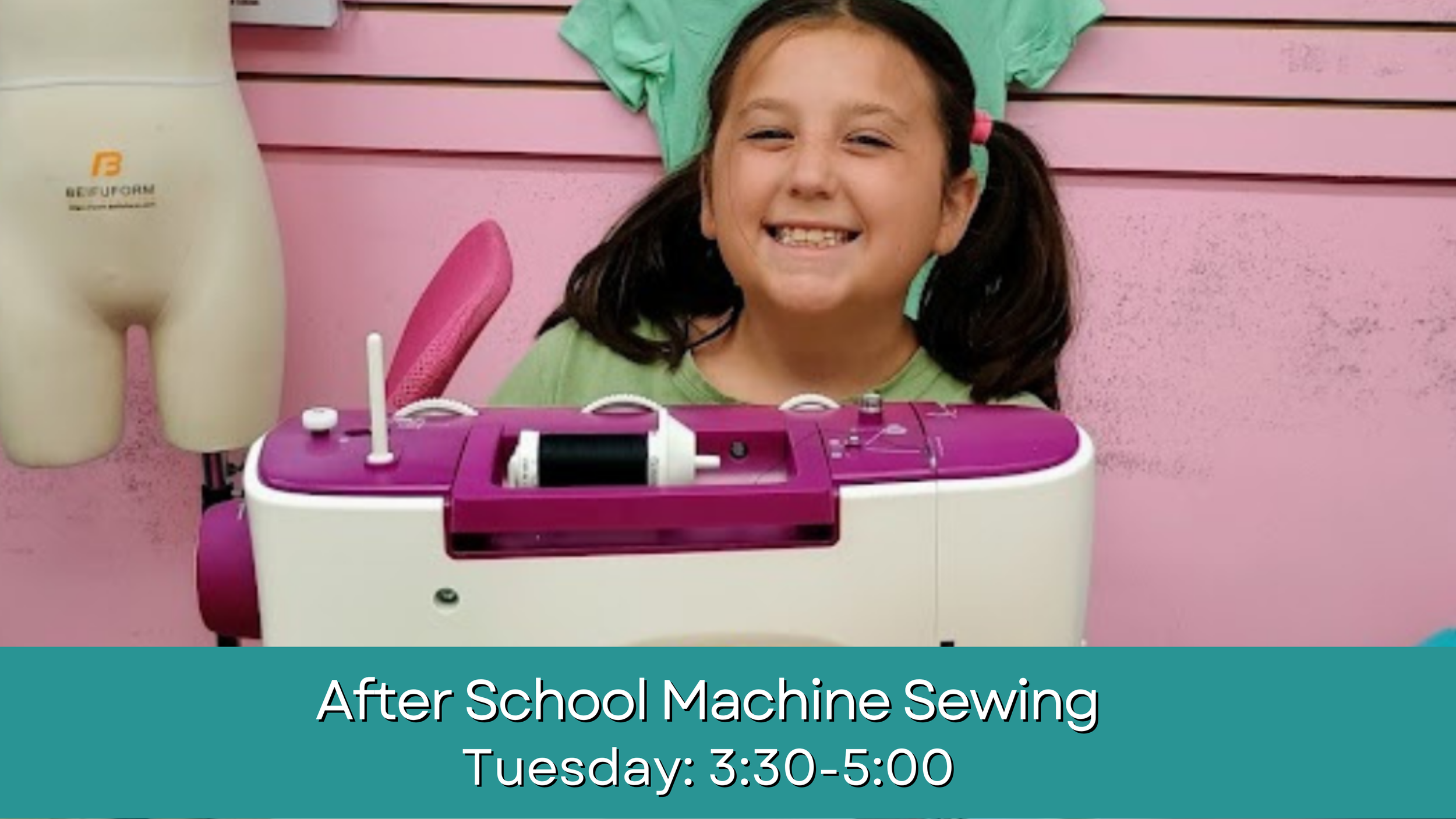 After School Machine Sewing Program - Tuesdays