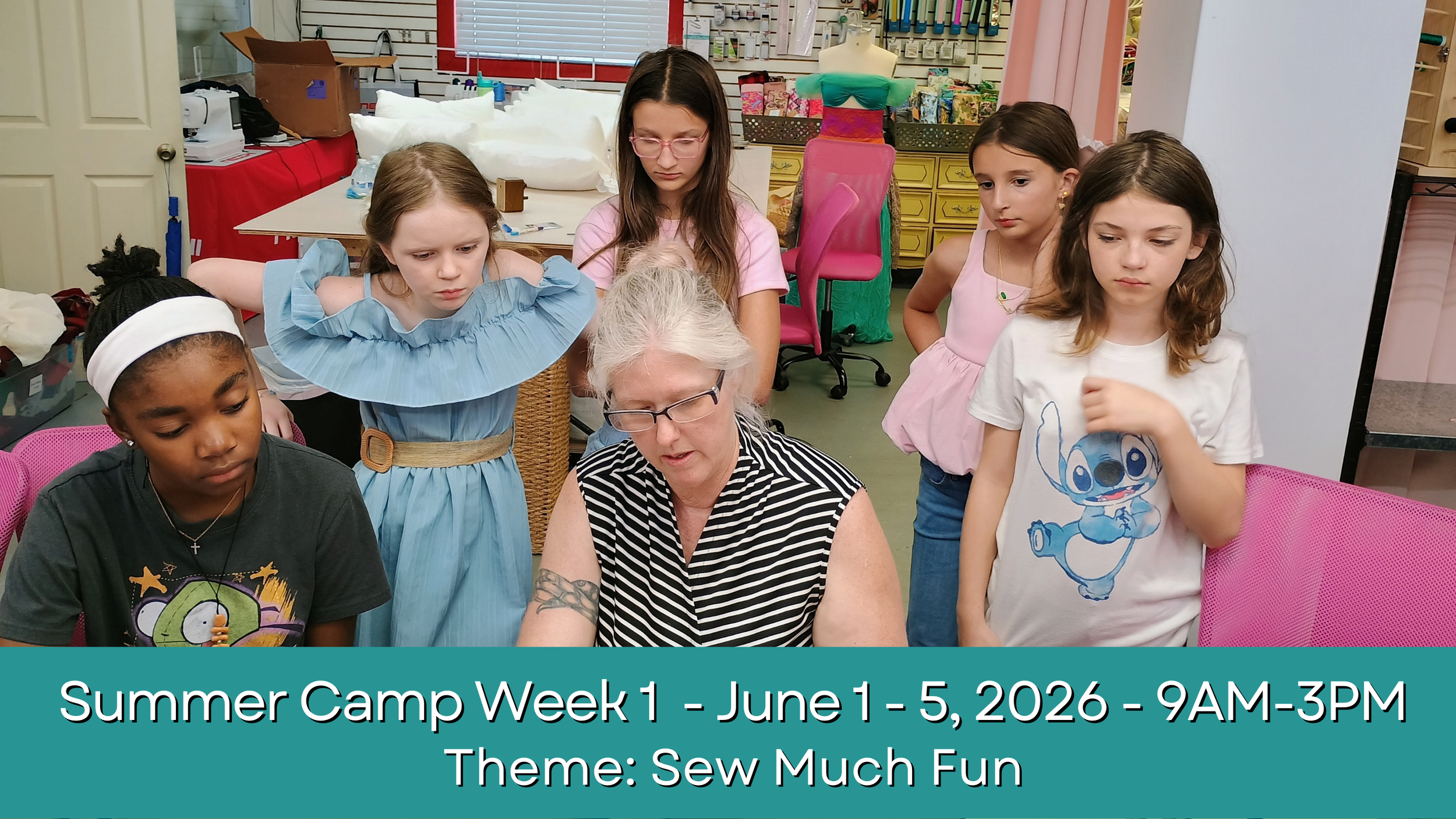 Summer Camp Week 1 - Sew Much Fun - Beginner