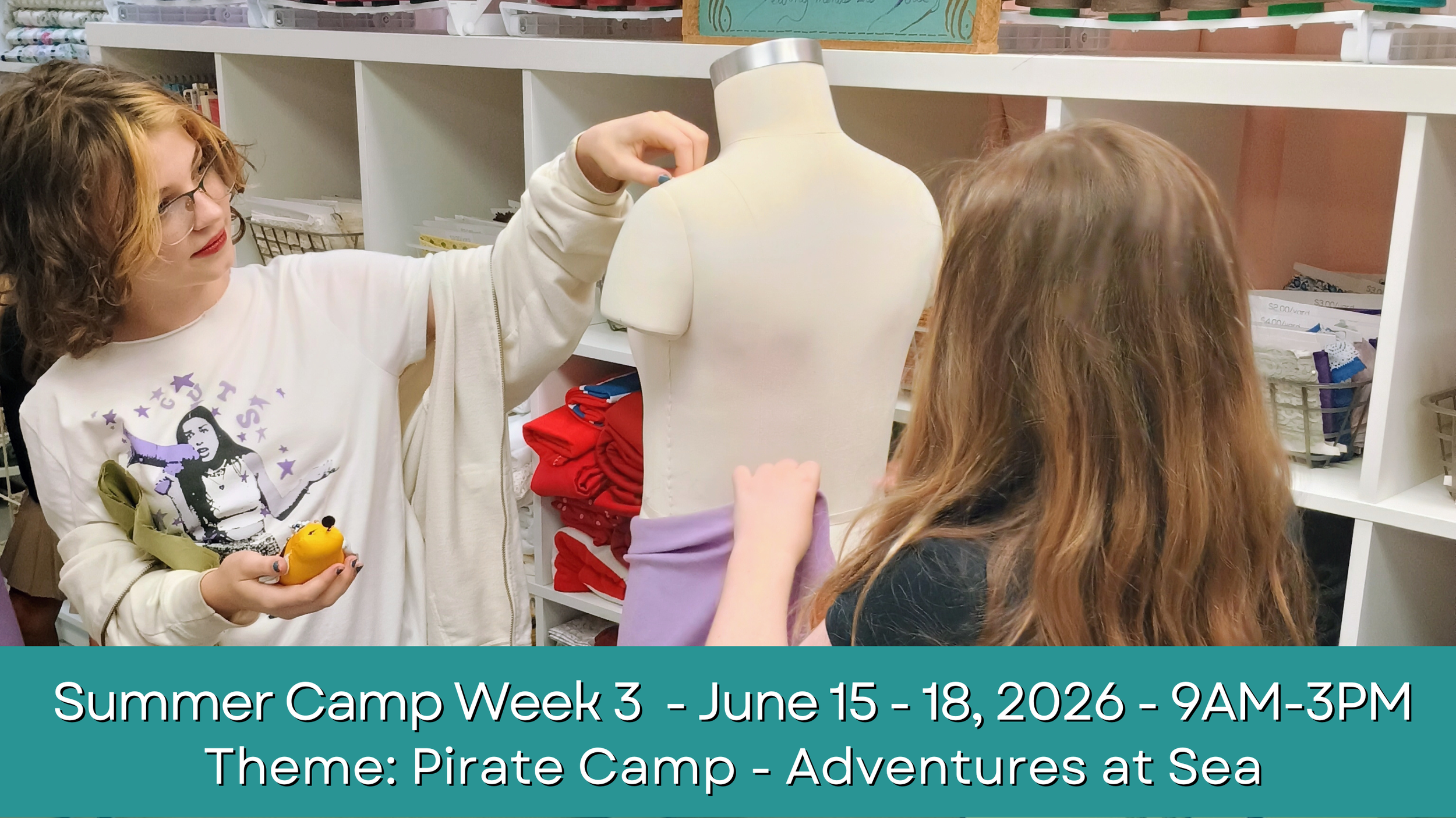 Summer Camp Week 3 - Pirate Camp - Adventures at Sea - Beginner 