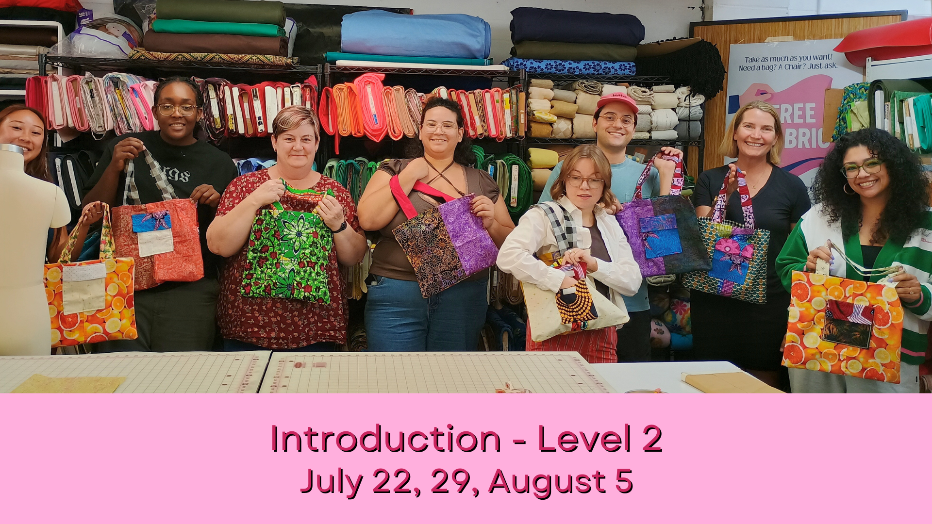 Introduction to Sewing - Level 2