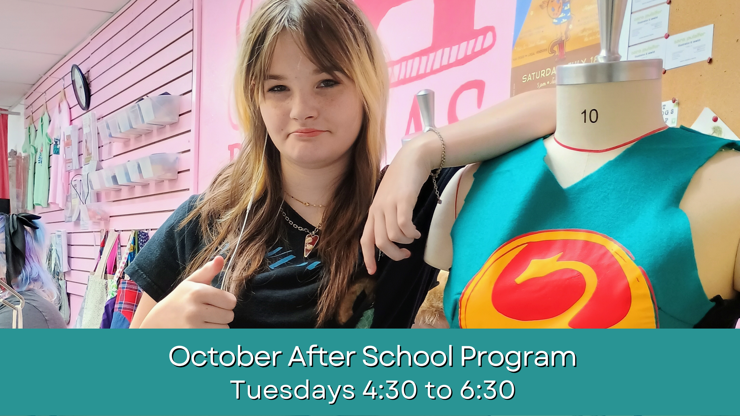ADVANCED After School Sewing - Tuesdays in October