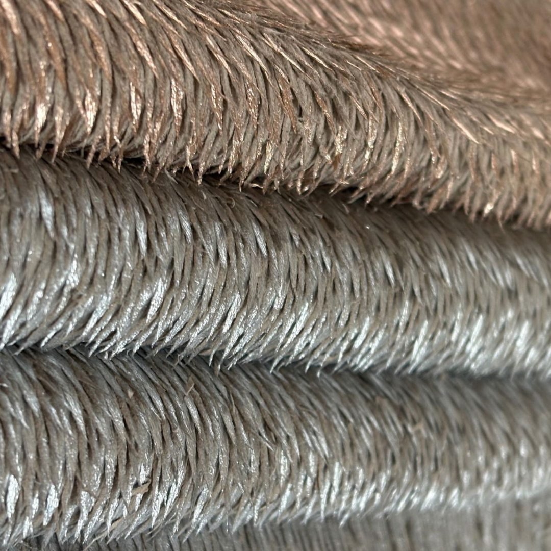 Gatsby: a metallic knife-cut design on ultra-soft nubuck, capturing the glamour, shimmer and whispered luxury of a Gatsby-era soir&eacute;e. A statement texture for interiors that deserve a little drama and a lot of refinement.

Gatsby in colours:  S