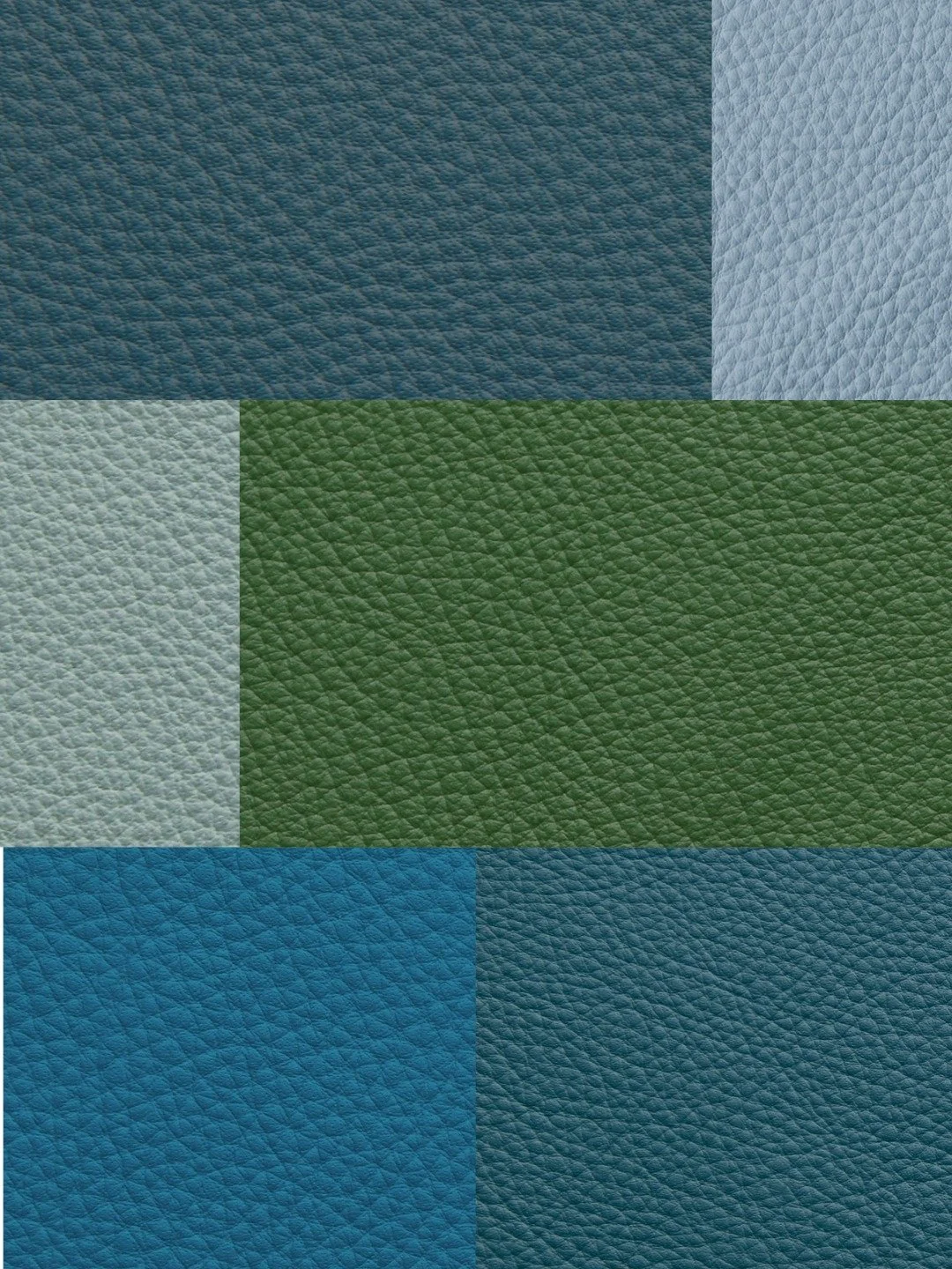 Discover the serene beauty of Livingstone&mdash;a luxurious leather inspired by nature's landscapes. This palette of soothing blue and green tones, soft texture, and natural grain, adds a refined yet authentic touch to your interior spaces. Perfect f