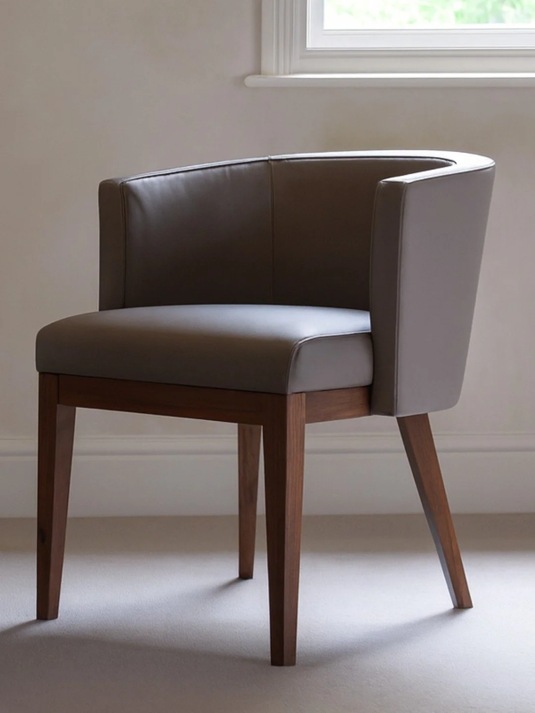 Chair, featuring Darwin Rhino. Its soft, luxurious leather boasts a natural texture and gentle glow, making it not only stunning but durable for everyday use. Experience the perfect blend of sophistication and style! 

 #LuxuryInteriors #InteriorDesi