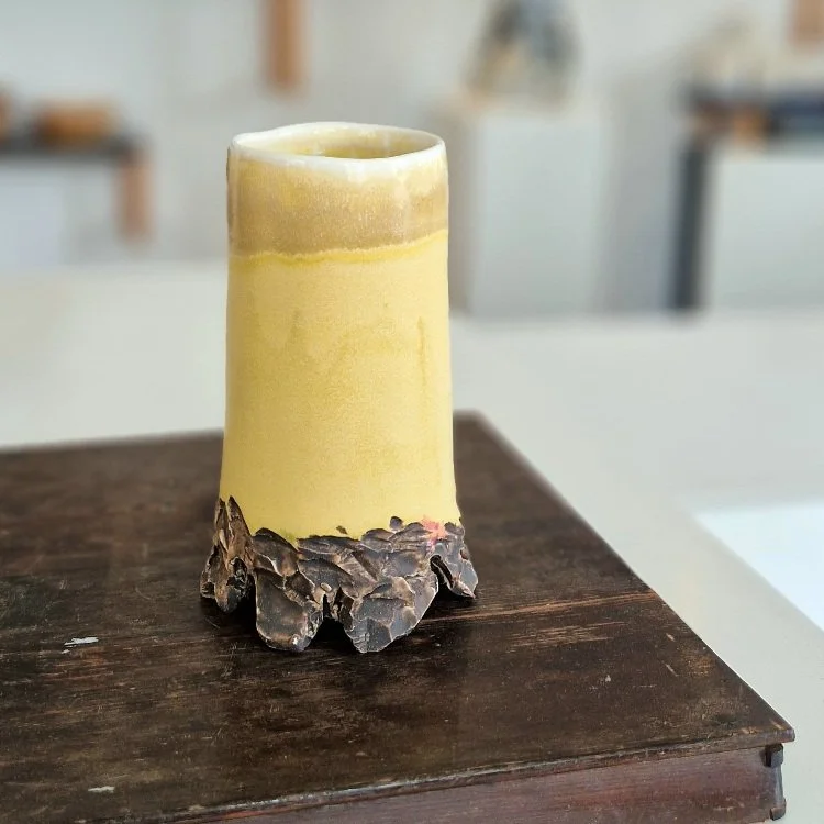 Løvfaldslys keramikvase