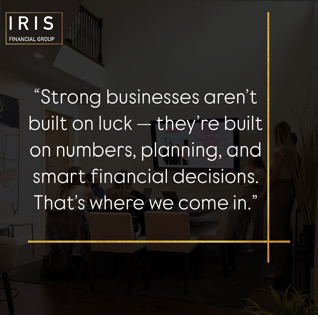 It&rsquo;s not just about working hard &mdash; it&rsquo;s about knowing your numbers, planning ahead, and making smart financial choices consistently. That&rsquo;s exactly what we help our clients do every day. 💼

#BusinessFinance #IrisFinancialGrou