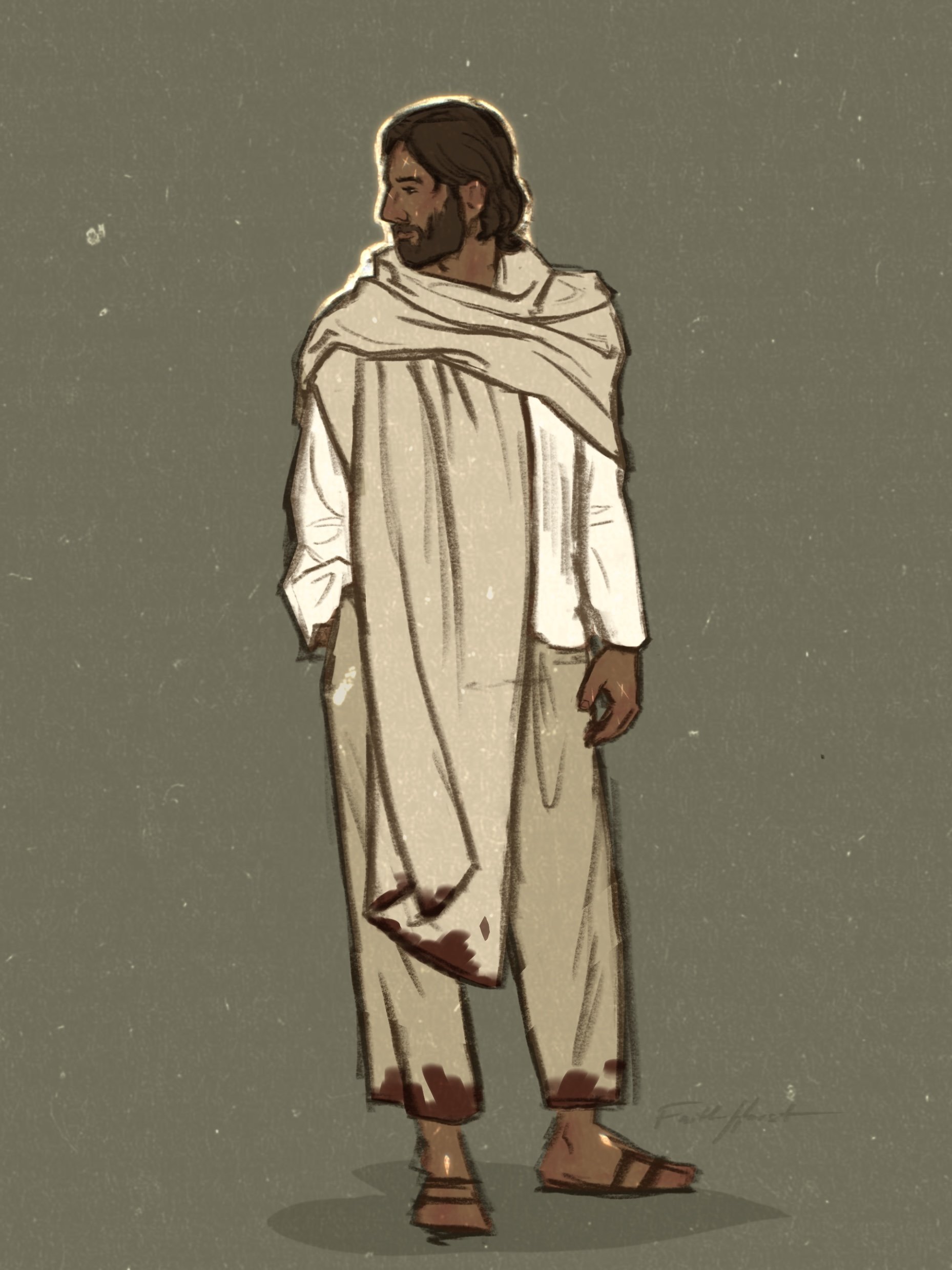 “Jesus Character Drawing”