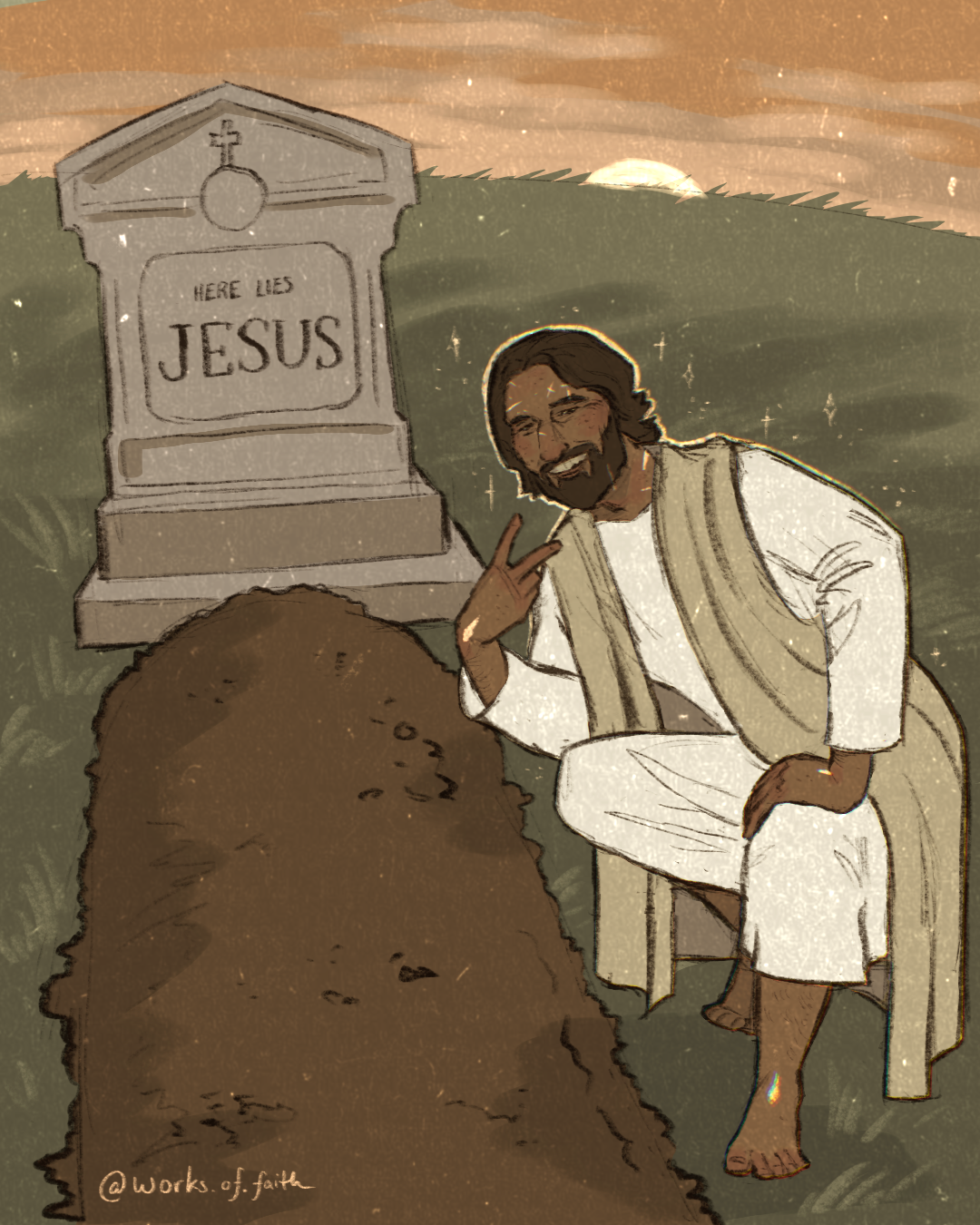“He is Risen Meme”