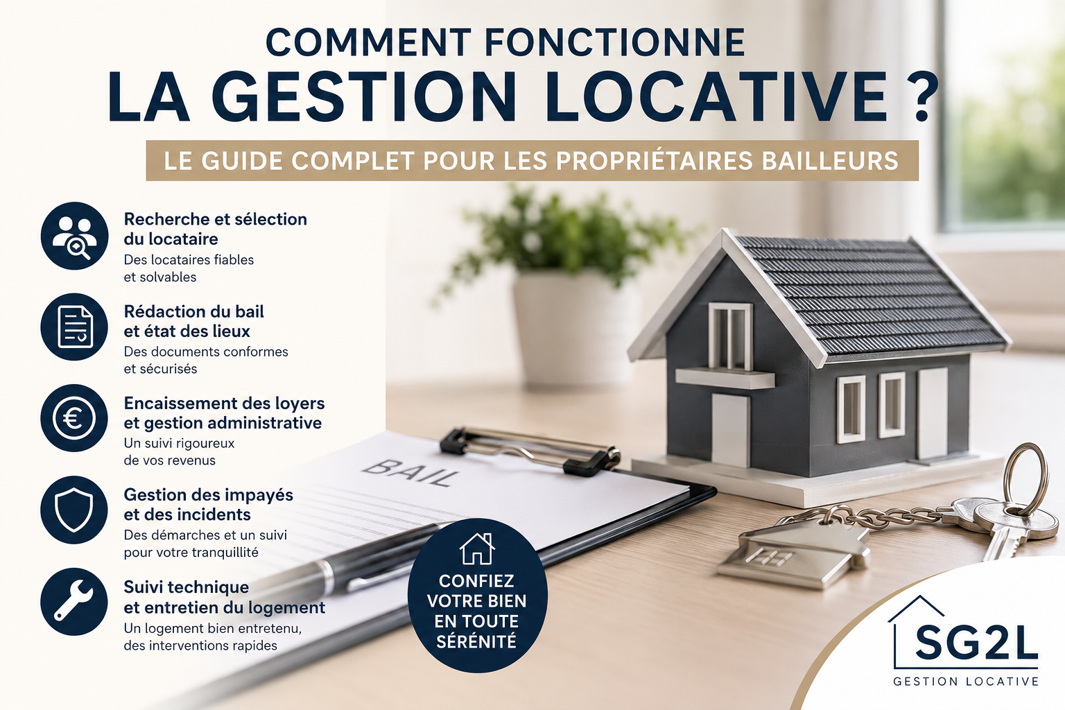 Comment fonctionne la gestion locative ? Le guide complet pour les propriétaires bailleurs
