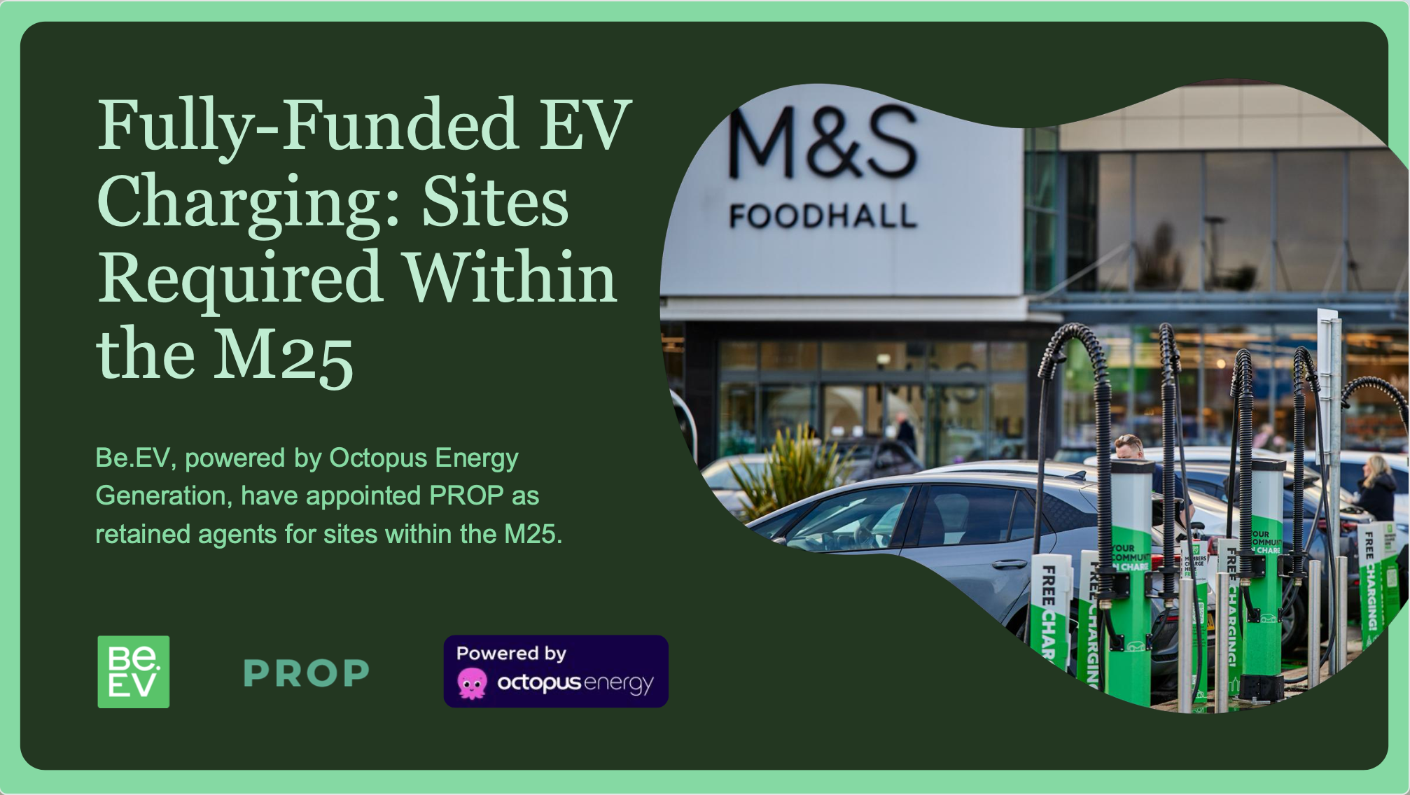 Prop Sustainable Appointed to Support Be.EV’s Ultra-Rapid Charging Programme Across London and the M25