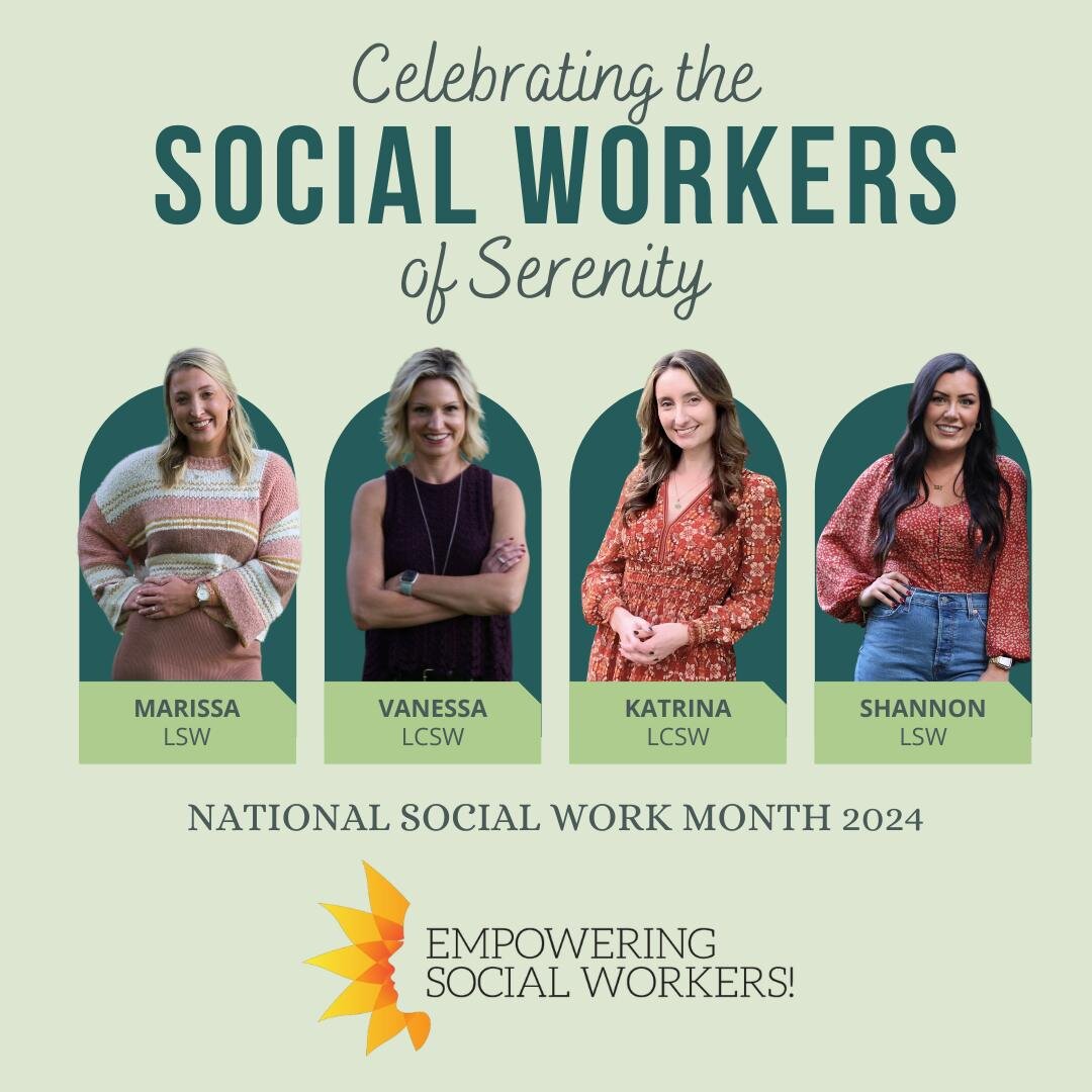 Celebrate Social Work Month with Our Amazing Social Workers!

This March, we're shining a spotlight on our incredible social workers:  Vanessa, Katrina, Shannon and Marissa!

Social workers dedicate their careers to empowering individuals and familie