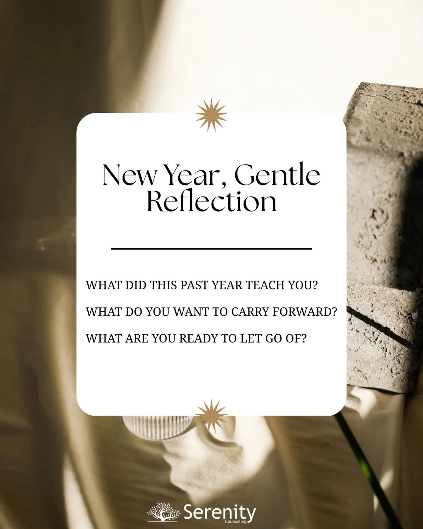 As we step into the new year, we take a moment to reflect on not only what we've accomplished, but on what we've learned.. 

What did this past year teach you?
What do you want to carry forward&mdash;and what are you ready to let go of? ✨

#mentalhea
