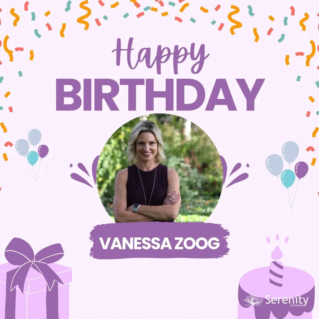 Happy Birthday to Serenity Counseling's owner, Vanessa 💜
Thank you for the heart you bring into your work and the care you show your staff and clients everyday. We hope this year brings you peace, rest, and happiness!