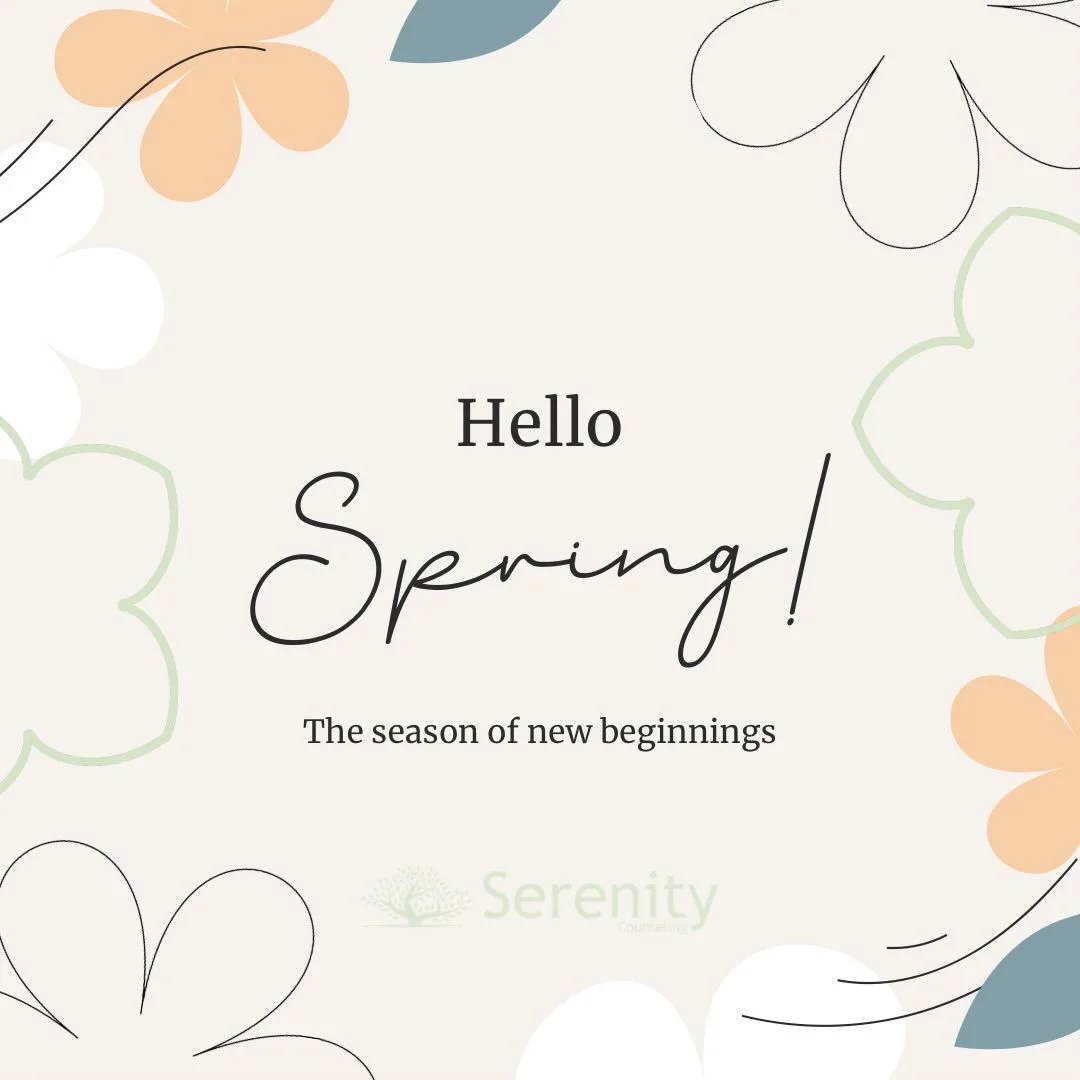 Hello, Spring 🦋🌷🌞

As the days get longer and the sun shines a little brighter, give yourself permission to start fresh with this new season. 
Let go of what no longer serves you, nurture what does, and trust that you are blooming in your own time