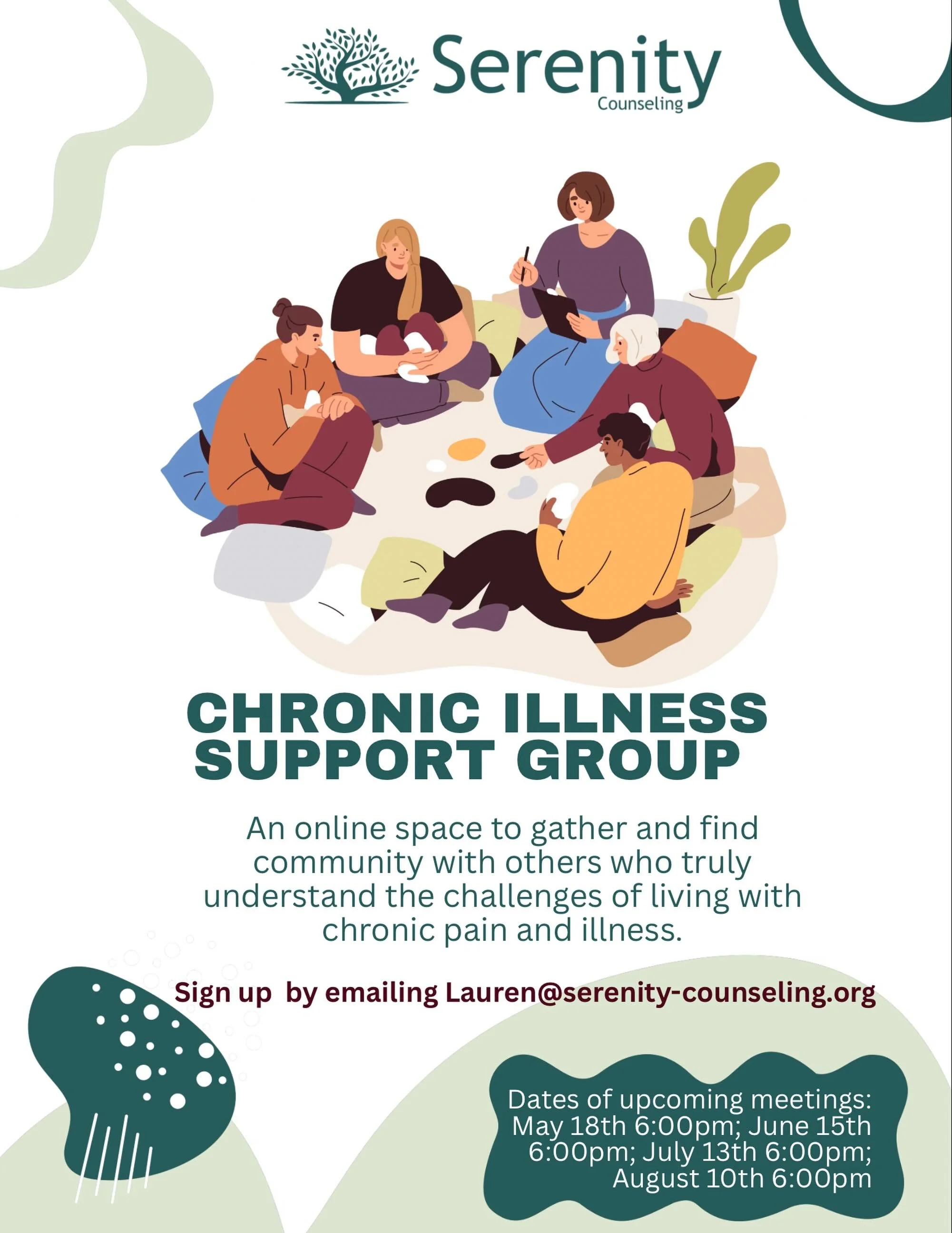 Join us for a monthly support group where you have permission to show up as yourself (no pressure to share or have your camera on) and feel connected to supportive others even when you can&rsquo;t always find the energy to leave the house. Find emoti
