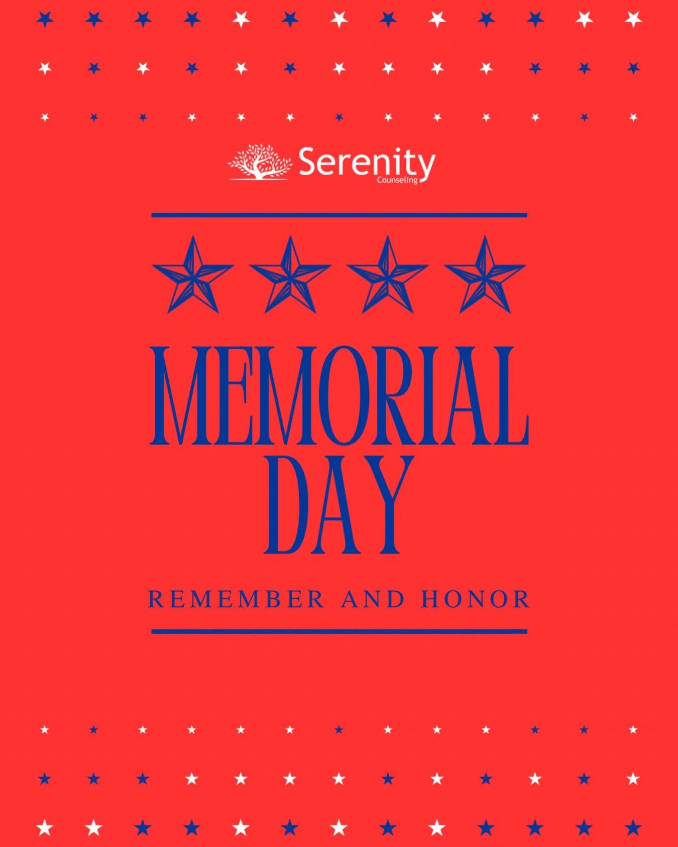 🇺🇸 Memorial Day reminds us to honor and remember the brave men and women who made the ultimate sacrifice for our country.

Today, we also recognize the importance of community, connection, and supporting one another through both grief and healing. 
