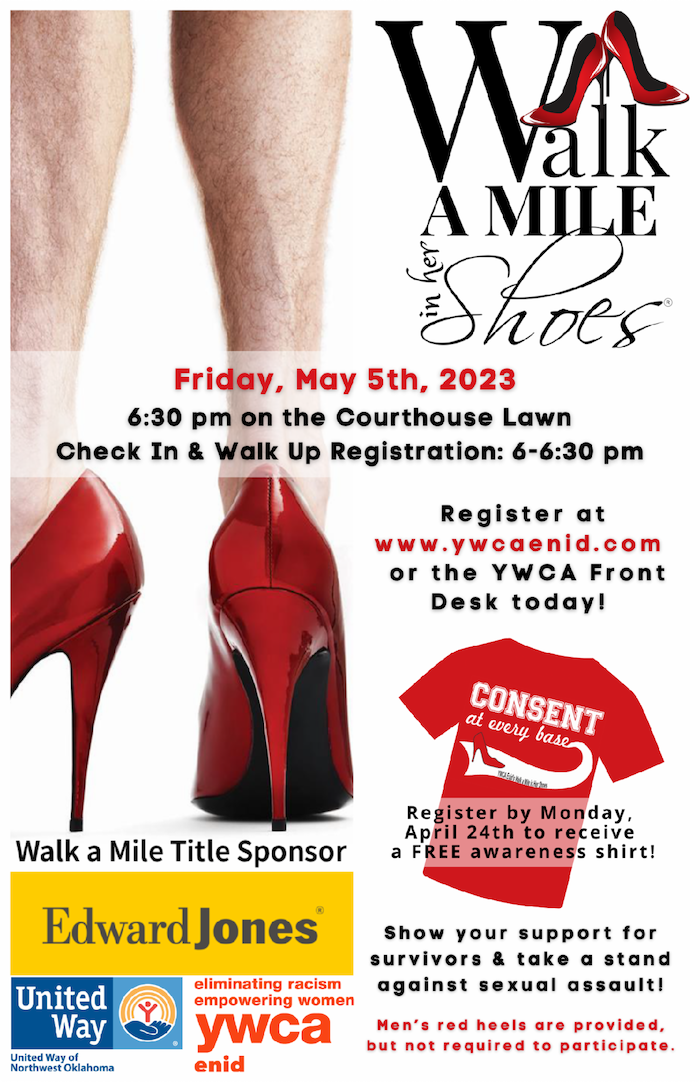 Register to Walk a Mile in Her Shoes