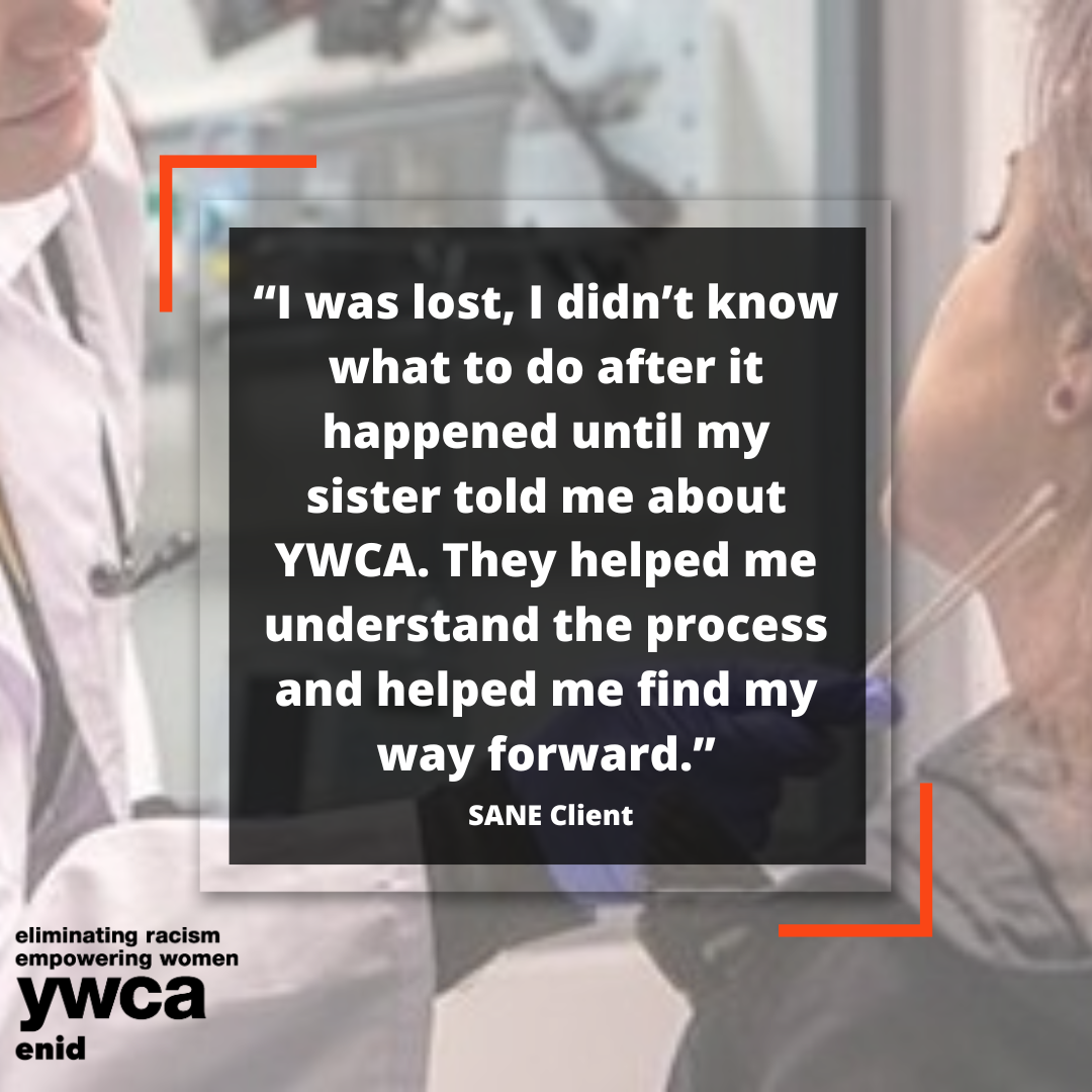 SANE — YWCA Enid | Programs — YWCA Enid | Survivor Services | Advocacy ...