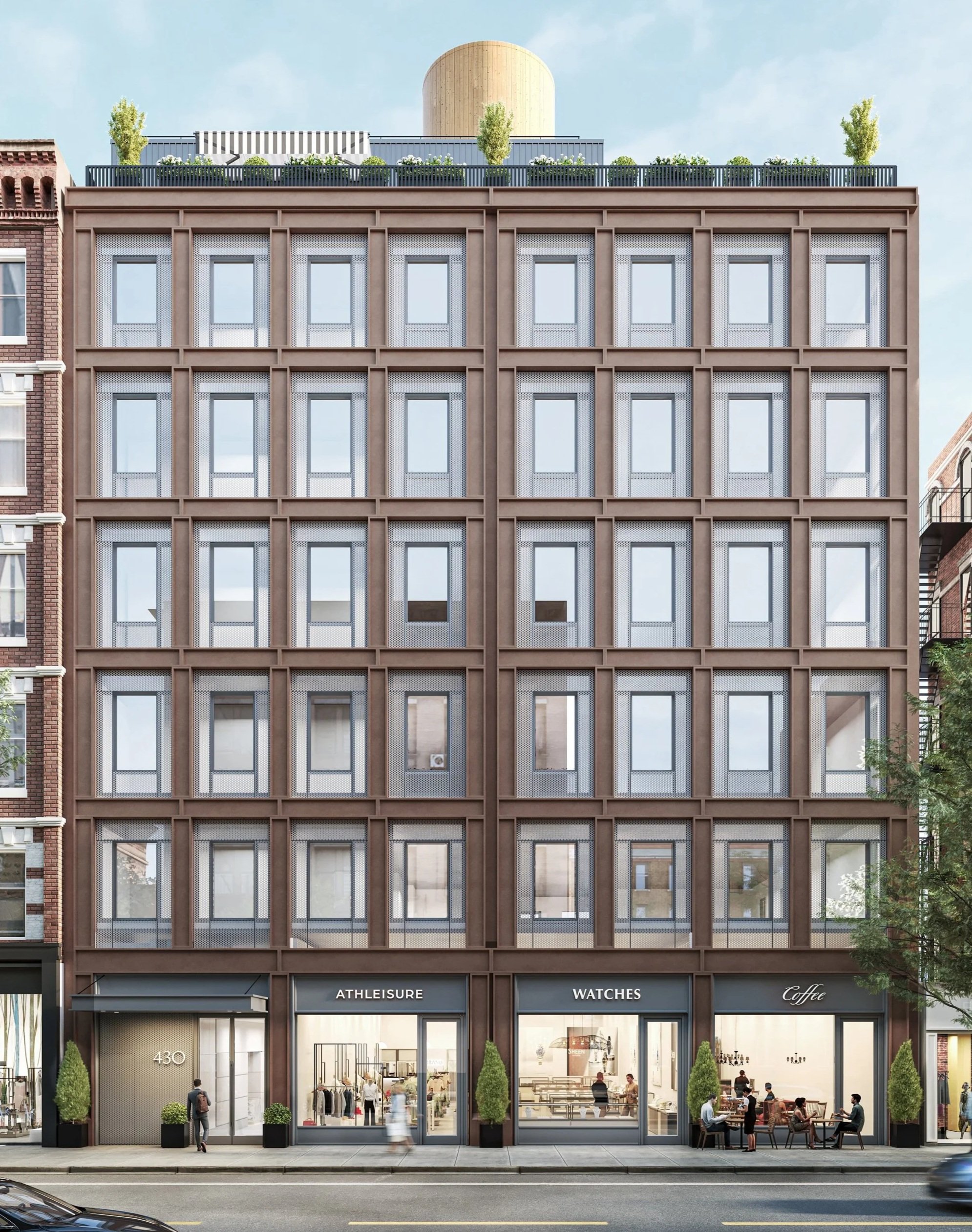 Virtual Rendering of a Building at 430 West Broadway