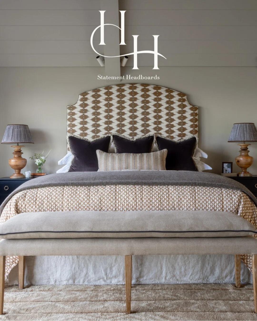 Sunday spotlight: Statement headboards! 🛏️💙

Celebrating the art of the statement headboard. Using bold, captivating patterns, these pieces act as a stunning centerpiece that brings the whole room to life.

#InteriorDesign #cheshiredesign #bespoked