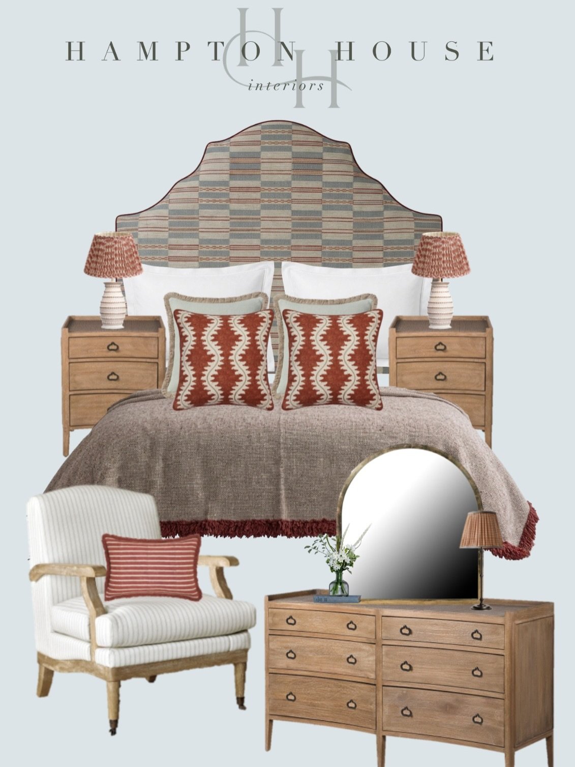 From concept to completion... ✨

A guest bedroom bursting with colour &amp; eclectic charm! We love the vibrant and uplifting palette which ensures the space feels beautifully bright, no matter the British weather outside. ☀️🌧️

The initial concept 
