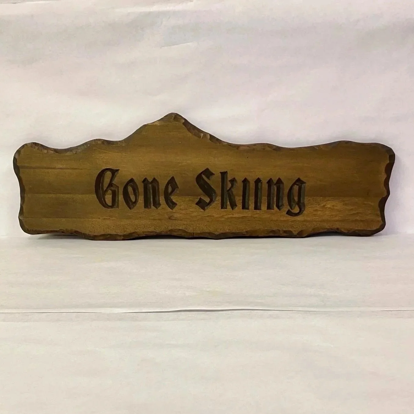 "Gone Skiing / Open" Sign
