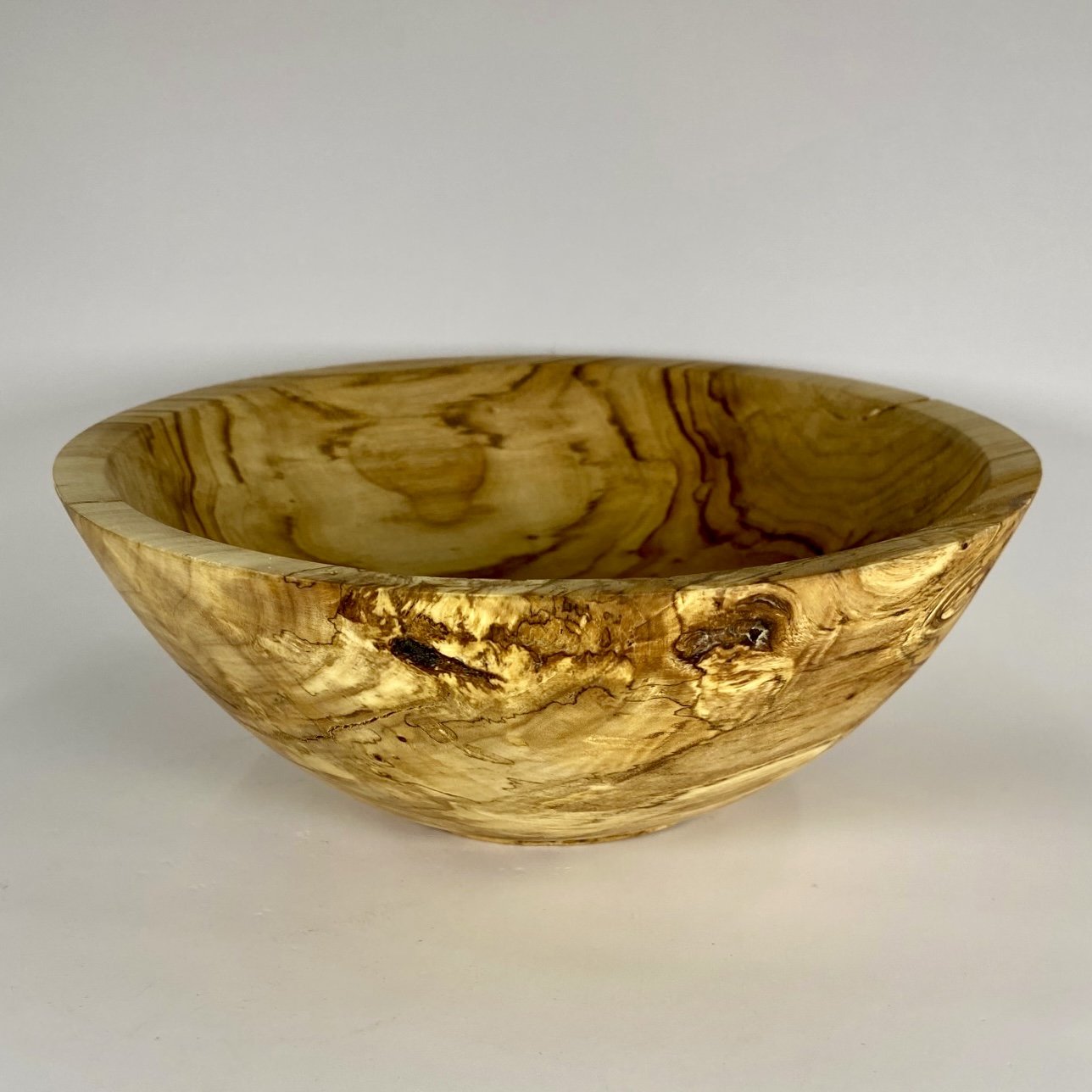9 3/8" x 3 1/2" Poplar Bowl