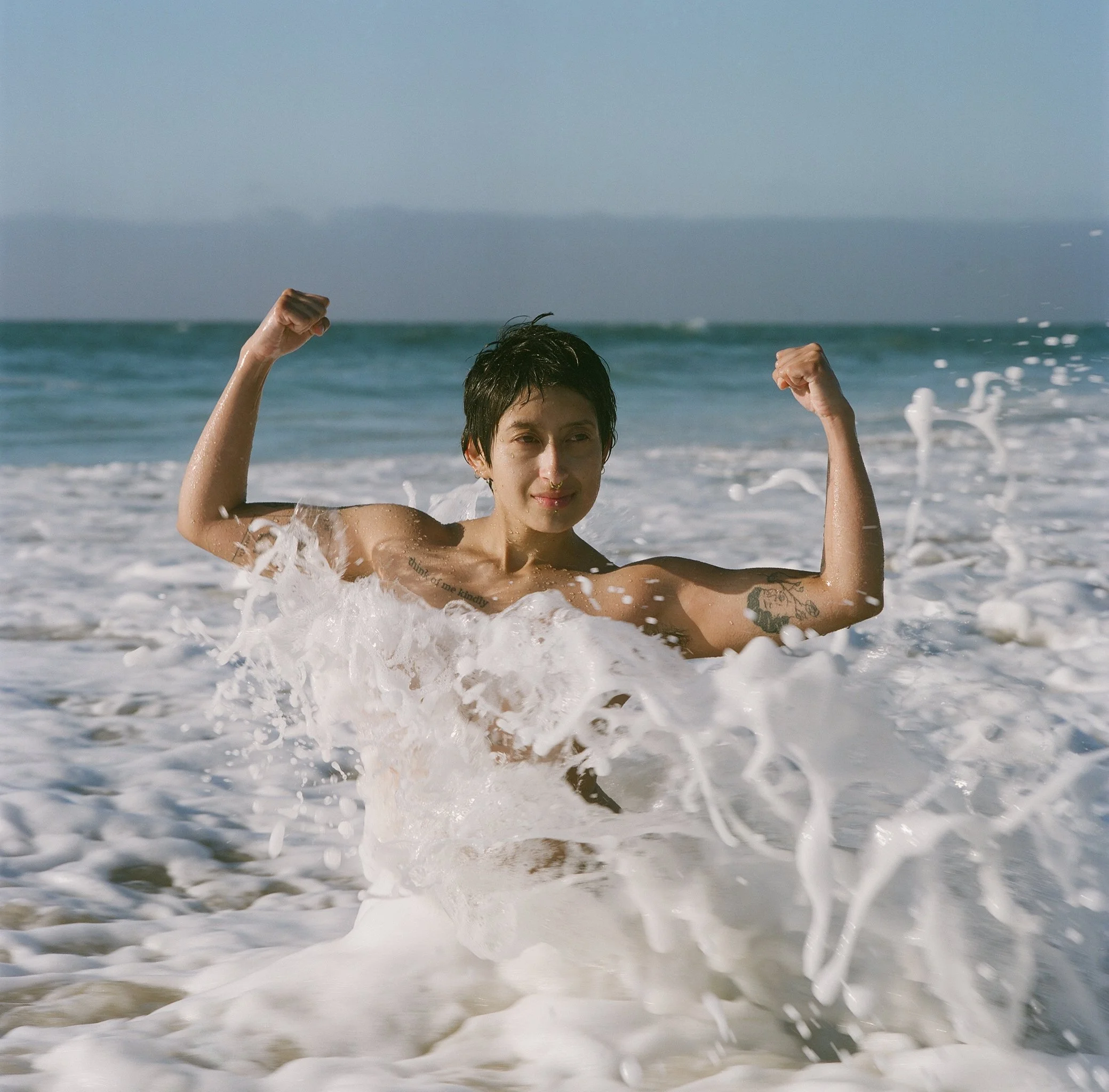 Amy playing at the beach - Monterey CA'25