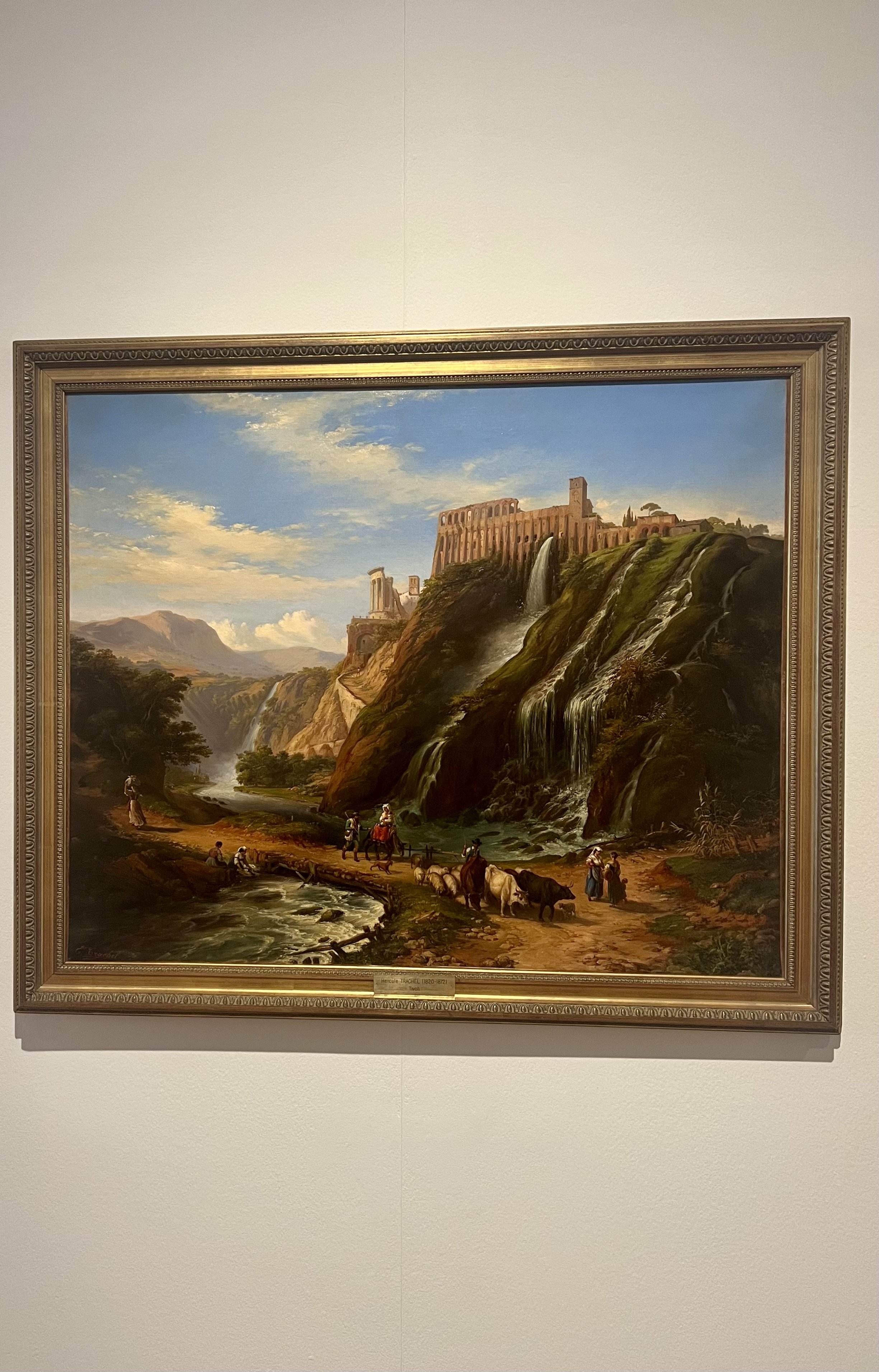 Les cascatelles de Tivoli - Hercule Trachel
1847 - 1871
Oil on canvas