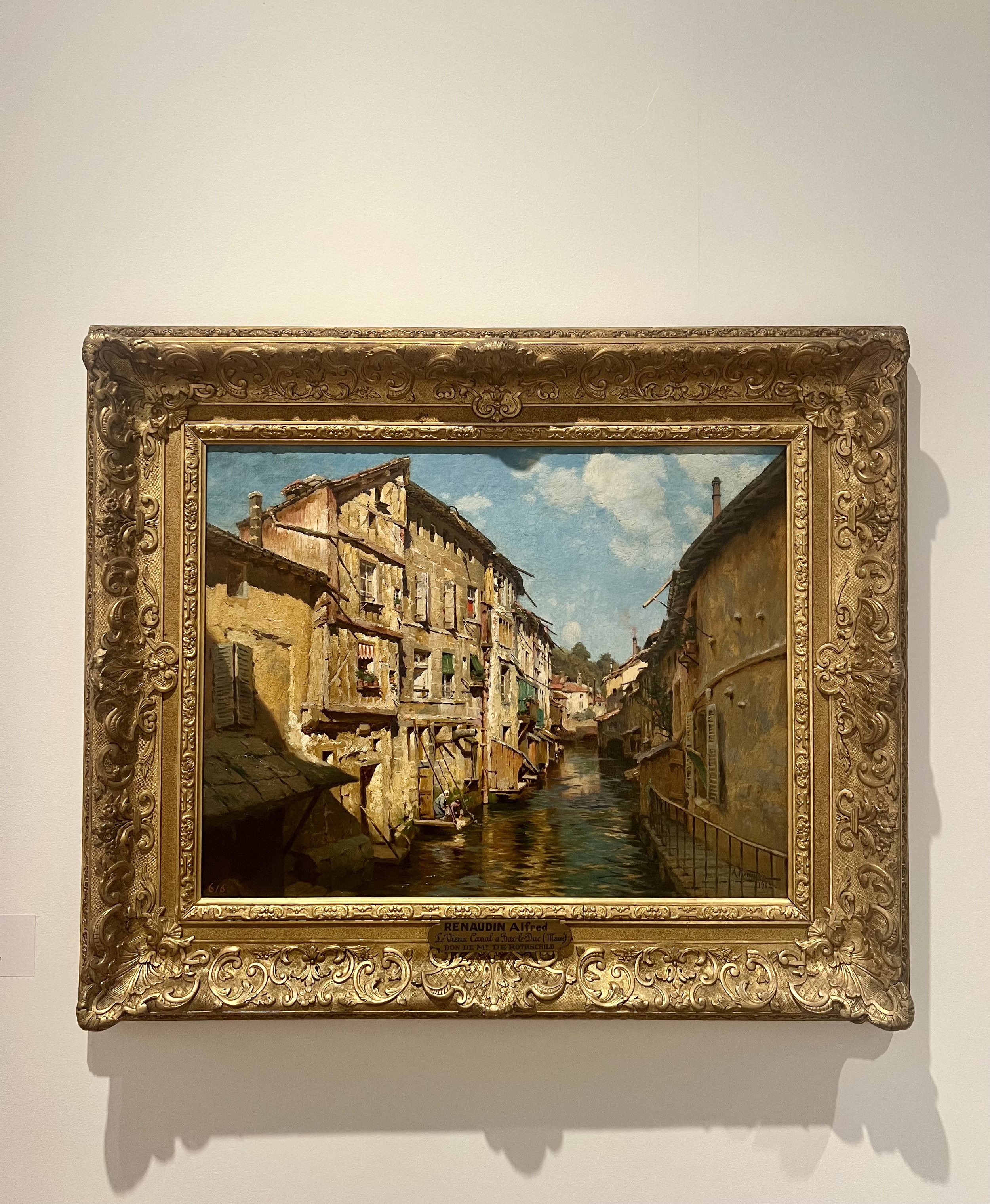 Le Canal des usines à Bar-le-Duc - Alfred Renaudin
End 19th - early 20th Centuries
Oil on canvas