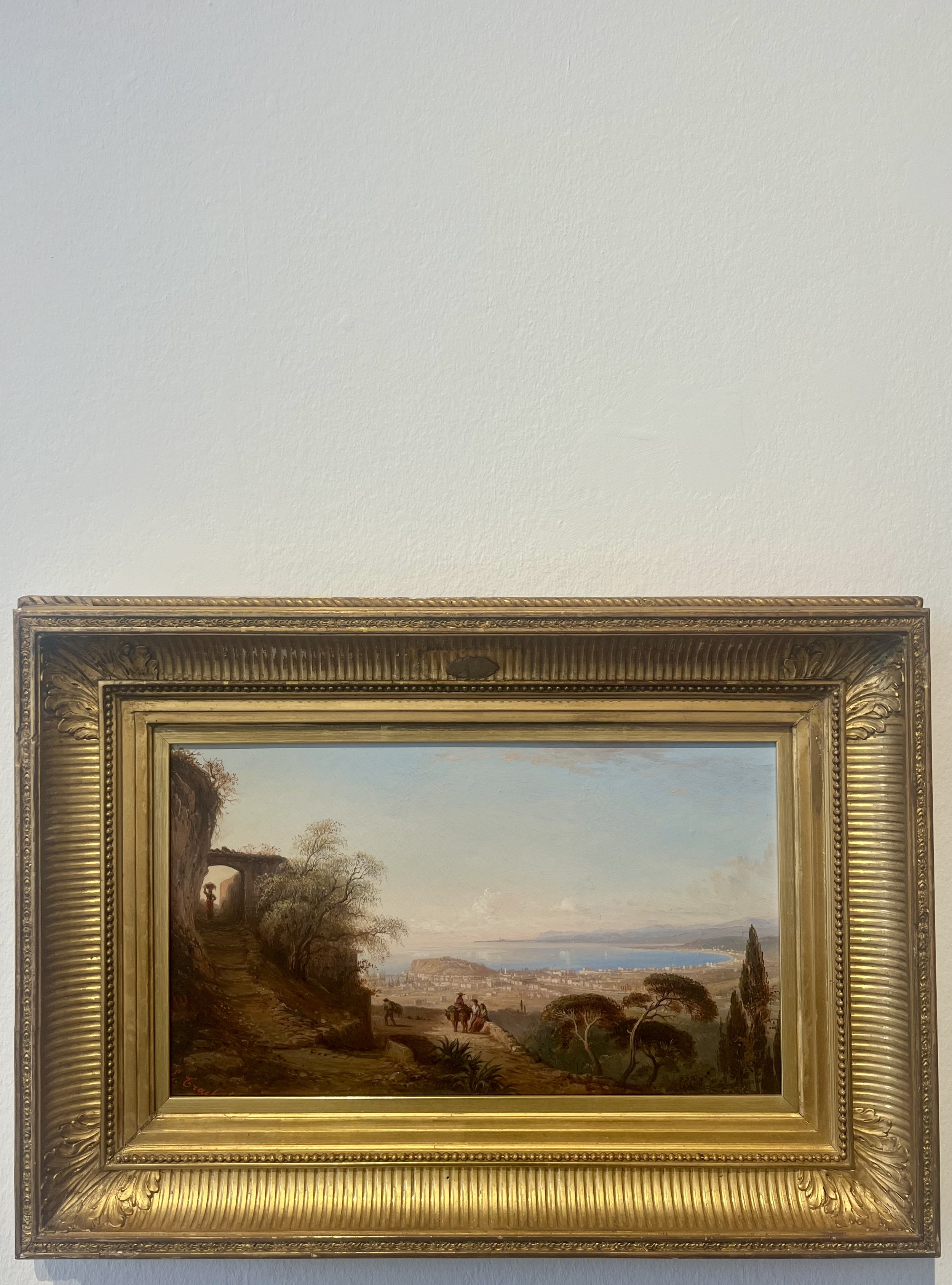 Nice vue de la Grande Corniche - Hercule Trachel
c.1860
Oil on cardboard