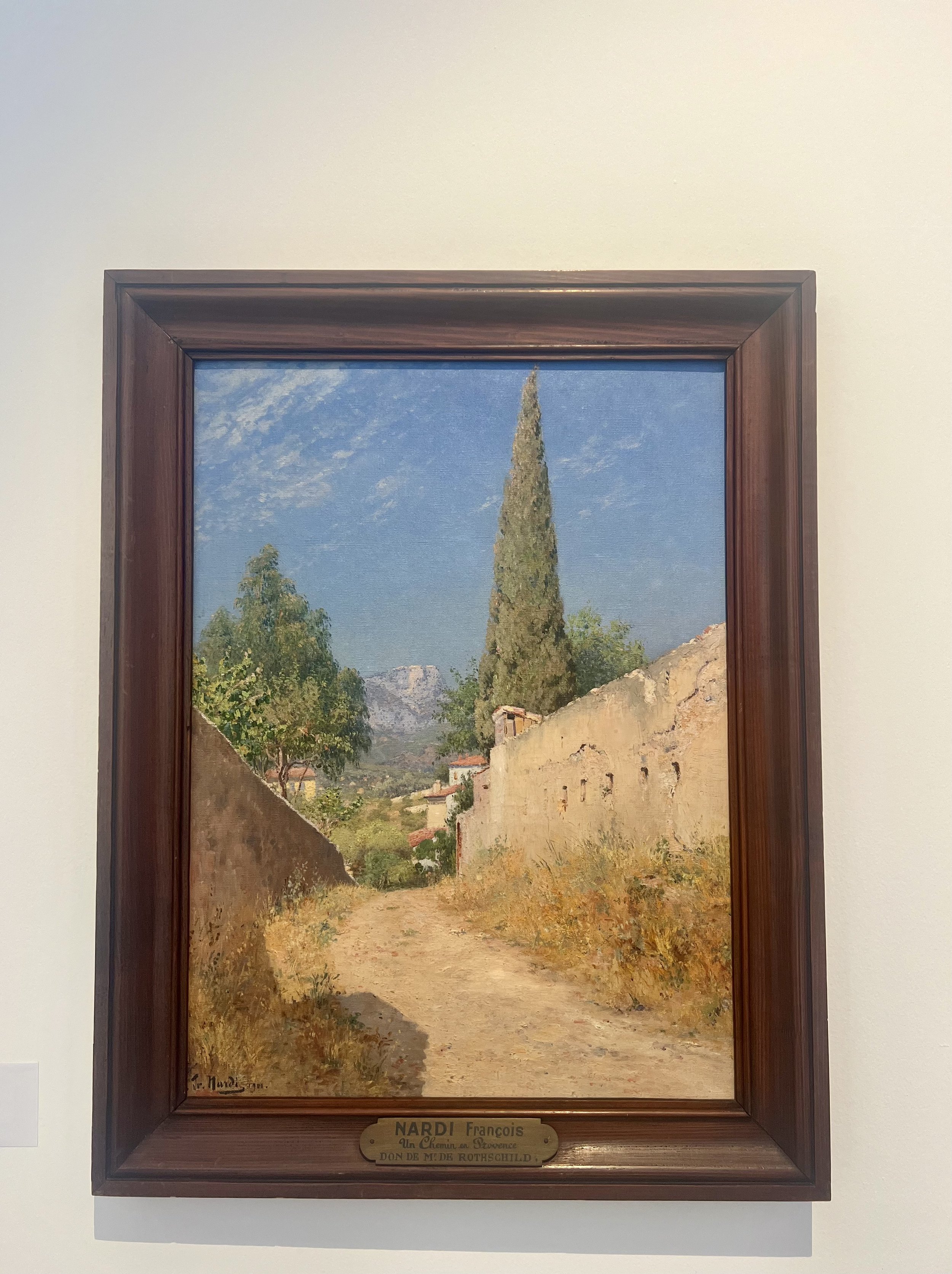 Un chemin en Provence - François Nardi
End 19th - early 20th Century
Oil on canvas