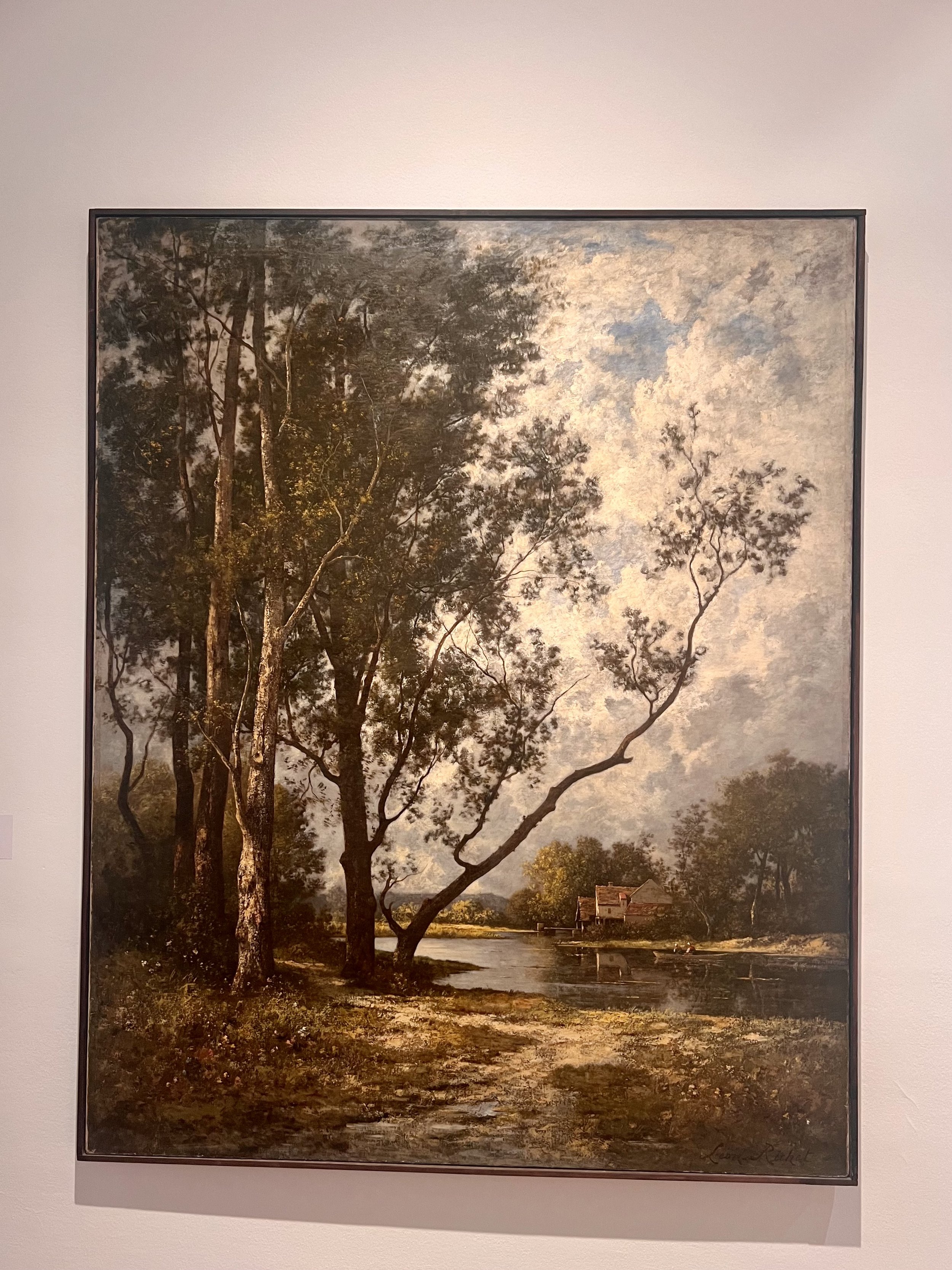 Bords de rivière - Léon Richet
Second half of the 19th Century
Oil on canvas