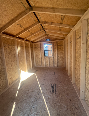 Interior Eagle Shed