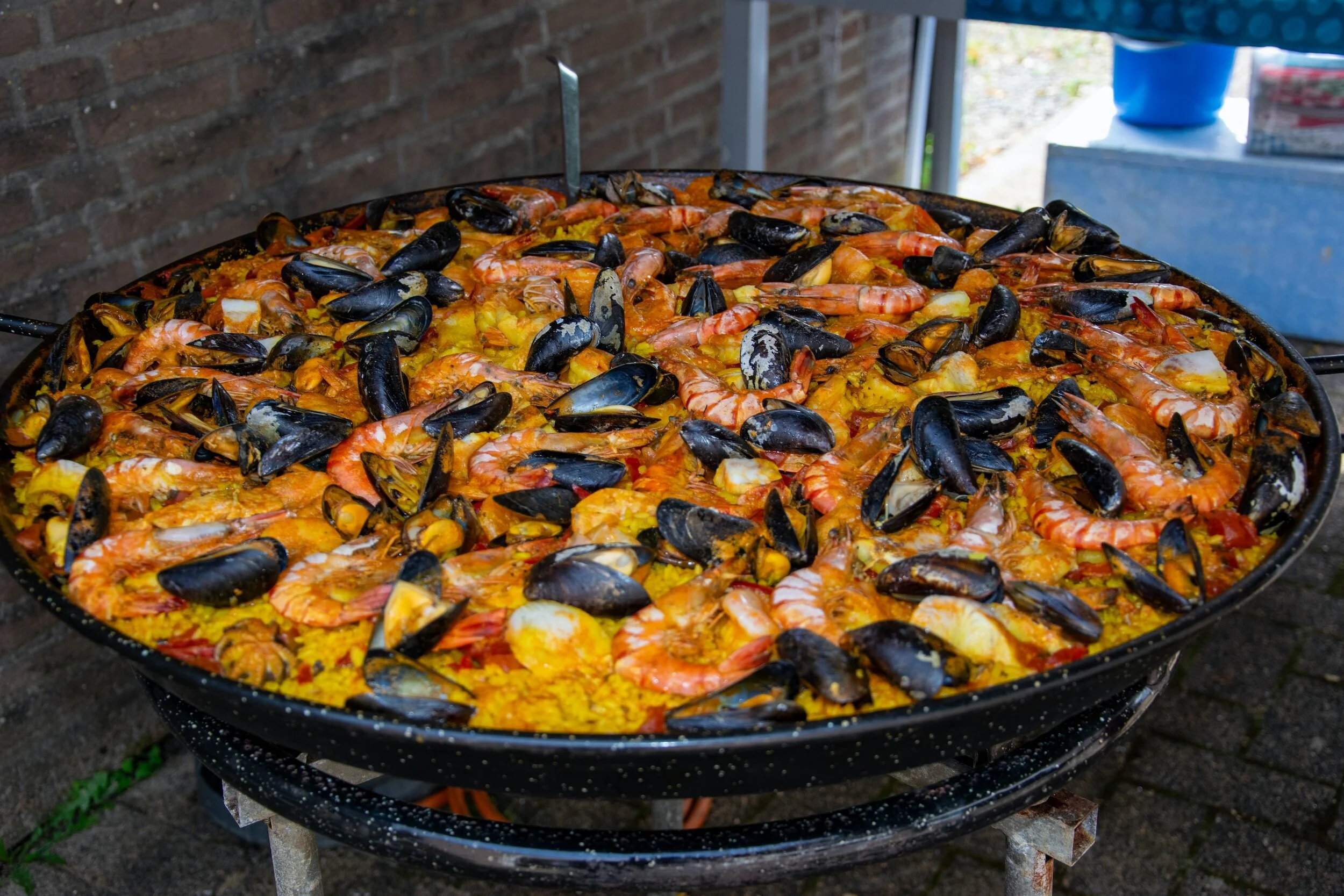 Pan Paella Marisco