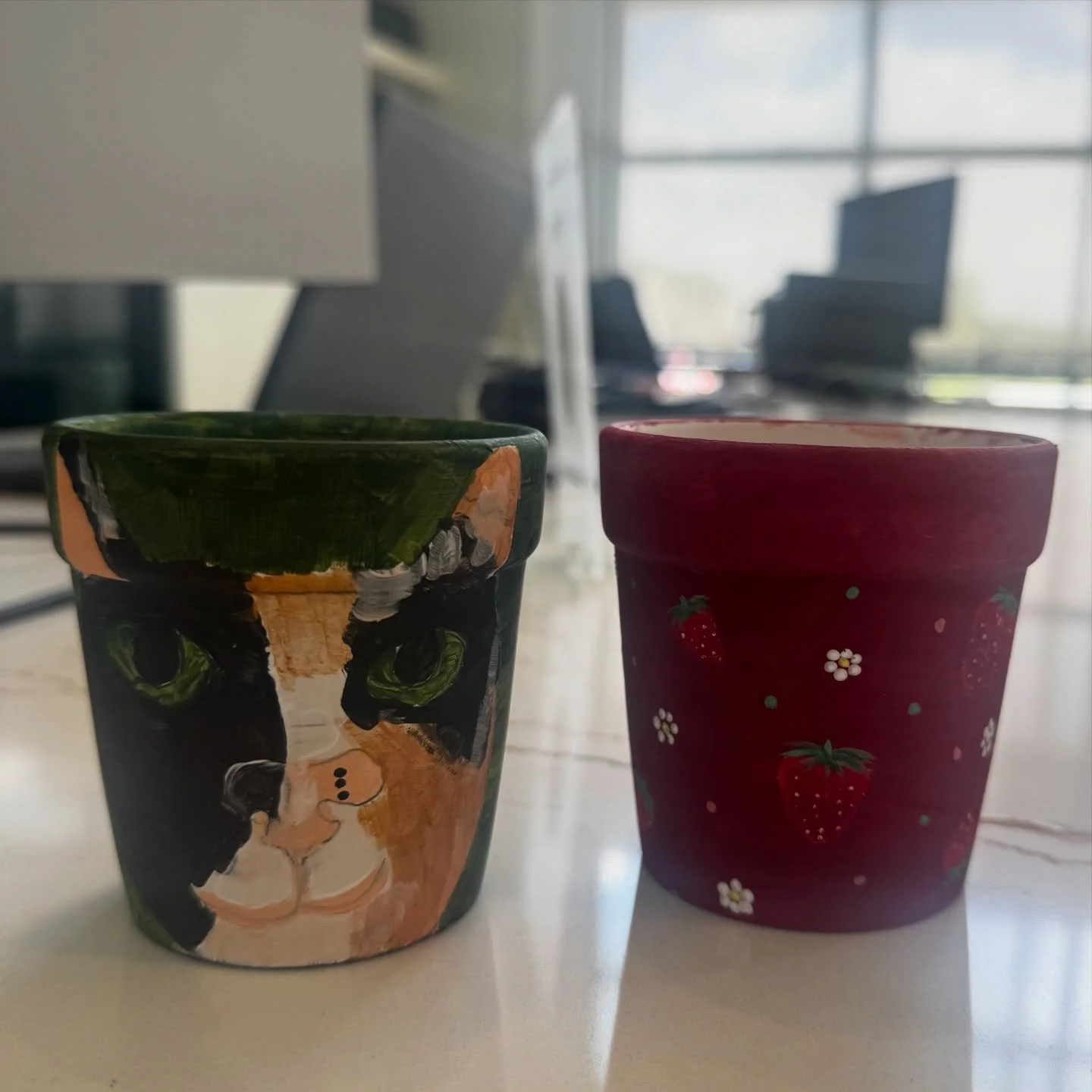 Such a fun time painting pots with our residents! 🌸🎨 Don&rsquo;t forget to stop by before we close to paint your own flower pot and join in the fun. Come make memories, get creative, and enjoy this exciting activity with us!