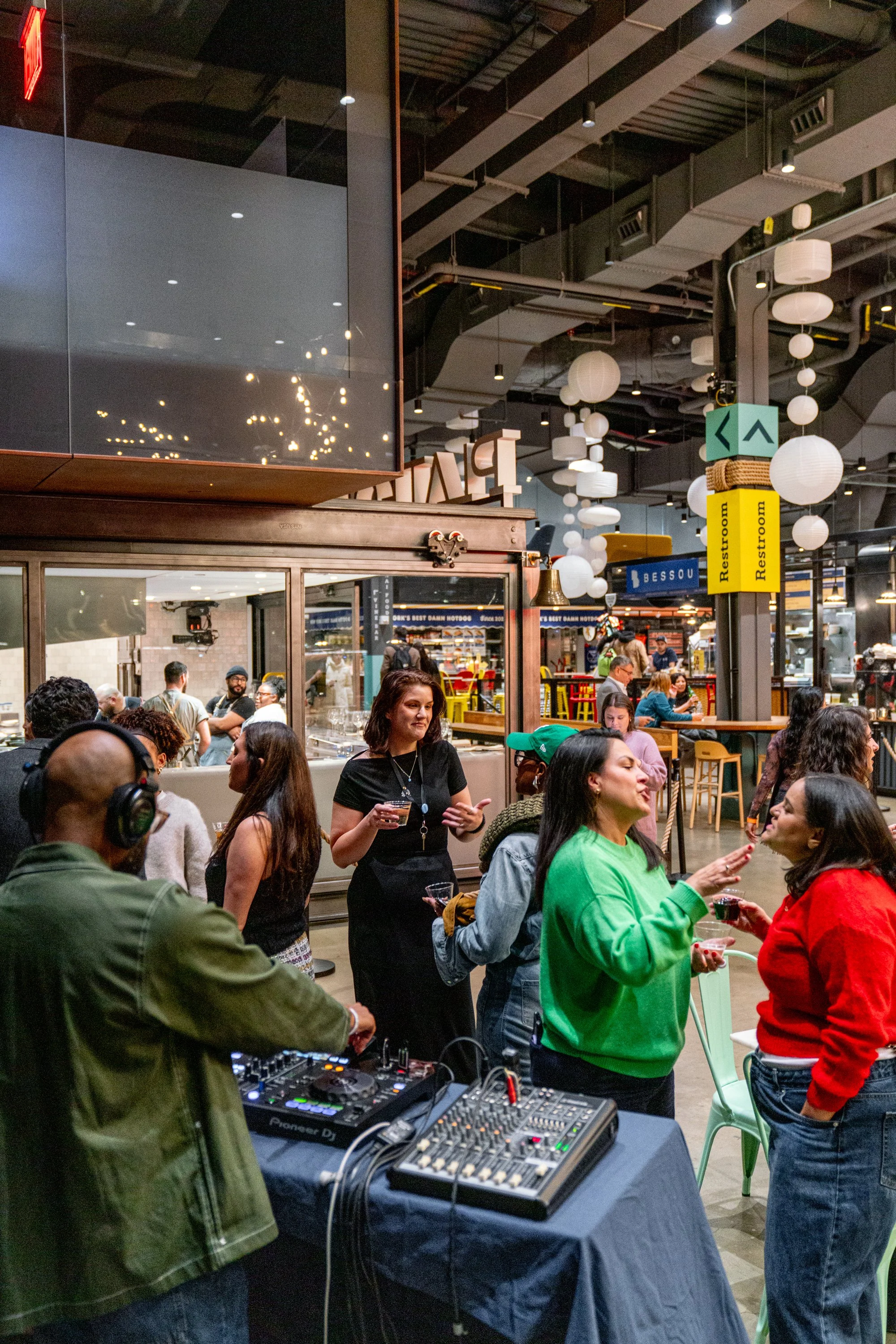 DJ in New York City at a corporate event 